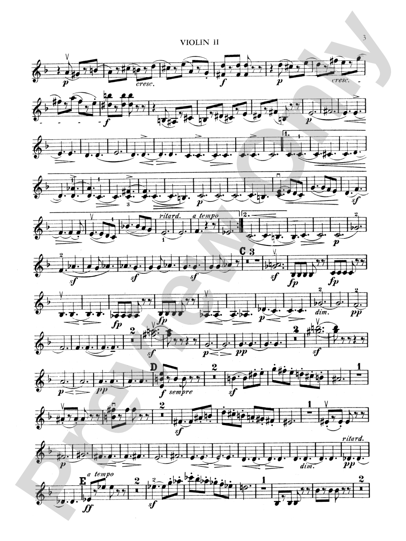 String Quartets, Op. 41, Nos. 1, 2 & 3: 2nd Violin