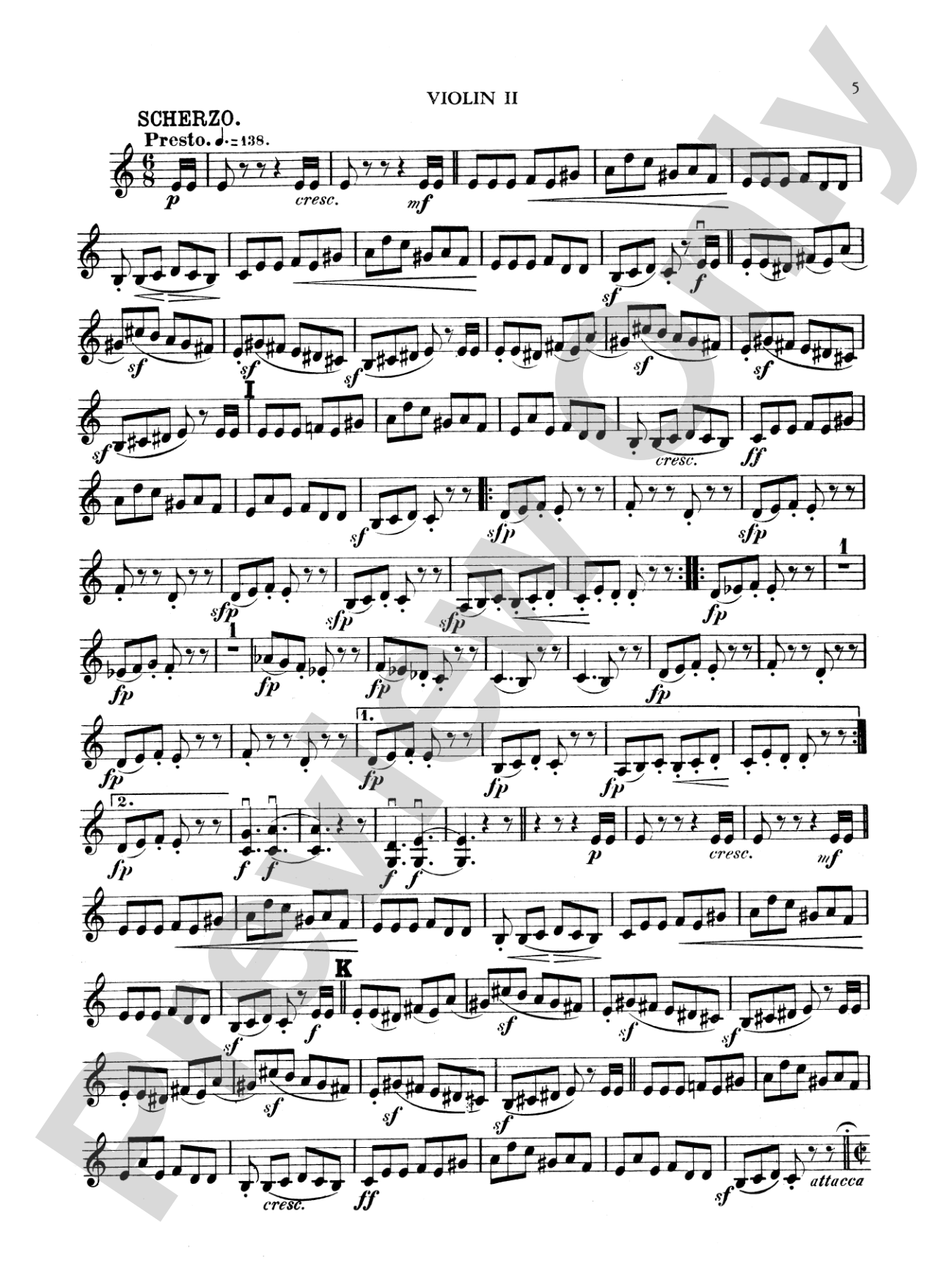 String Quartets, Op. 41, Nos. 1, 2 & 3: 2nd Violin
