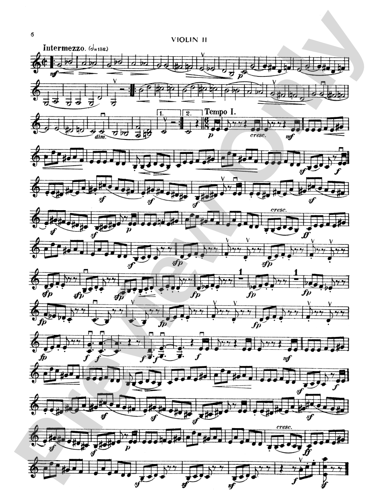 String Quartets, Op. 41, Nos. 1, 2 & 3: 2nd Violin