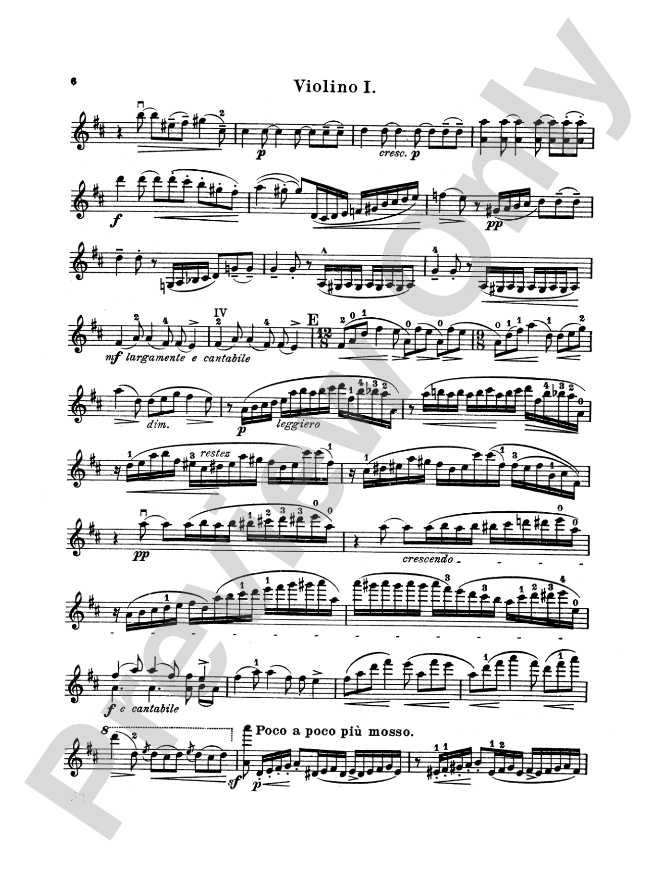 String Quartet in D Major, Op. 11: String Quartet Book