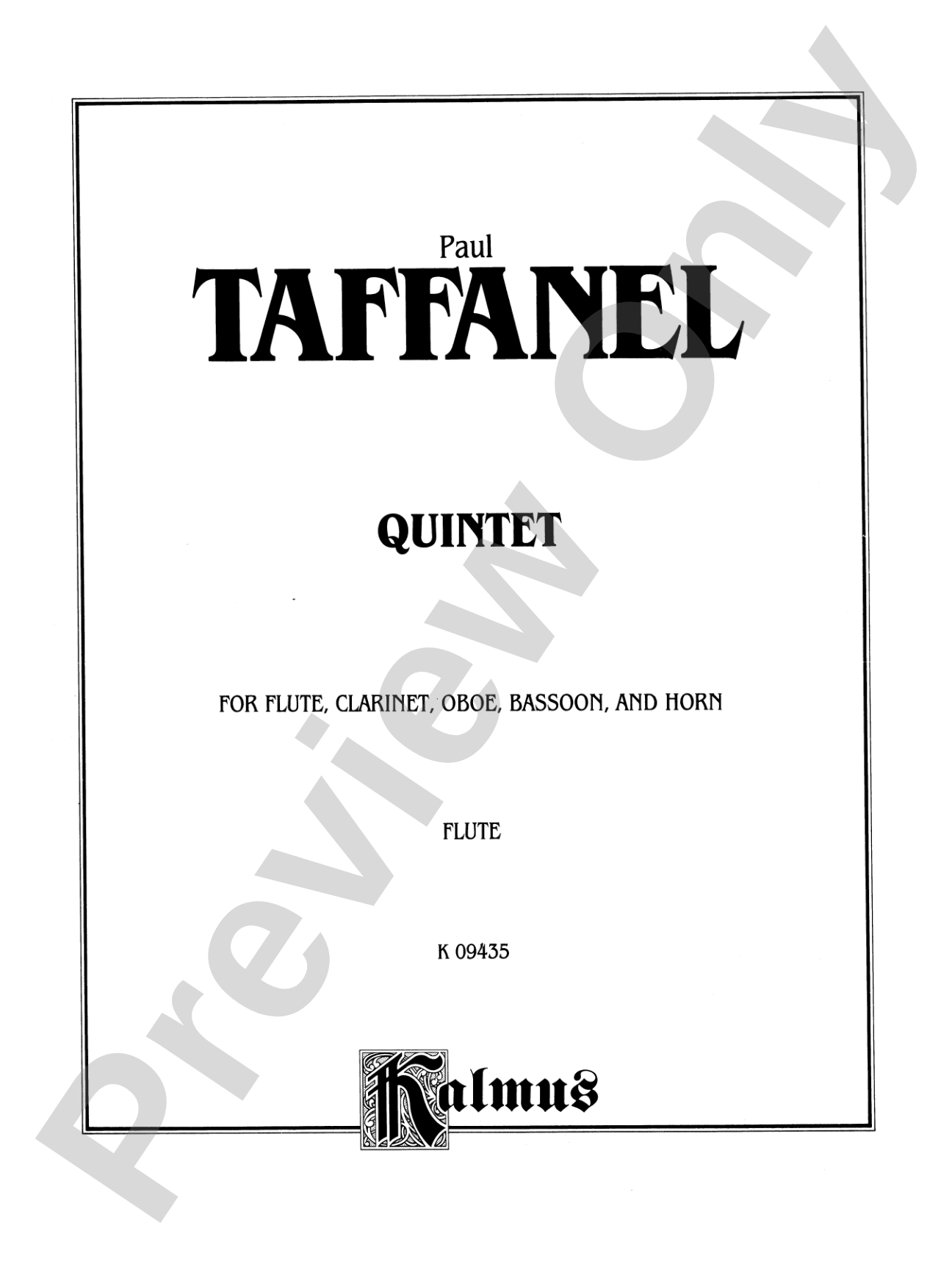 Woodwind Quintet: Woodwind Quintet