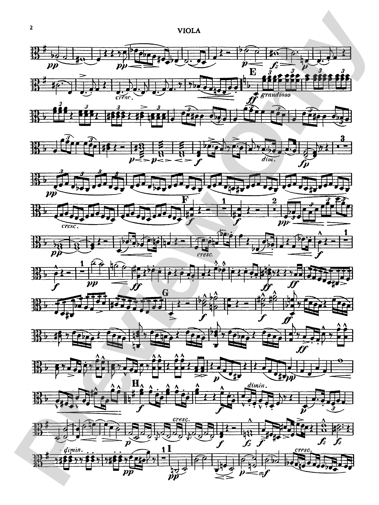Quintet in G Major, Op. 77: Viola