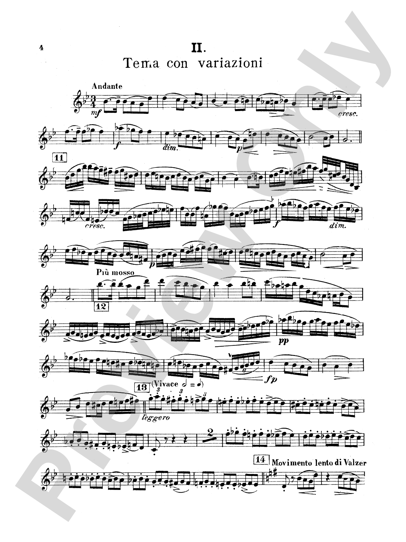 String Quartet in D Major (1907): String Quartet Book