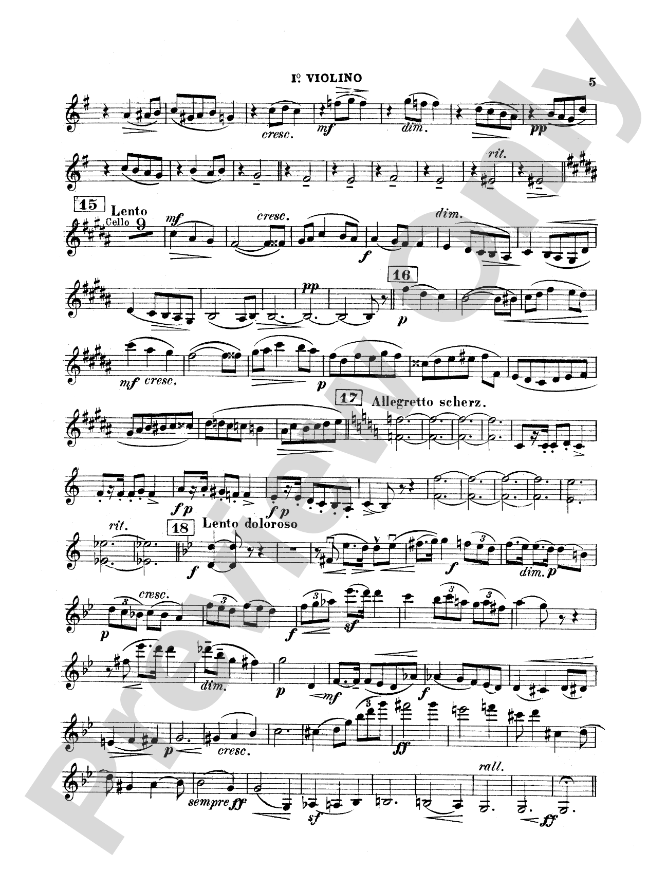 String Quartet in D Major (1907): String Quartet Book
