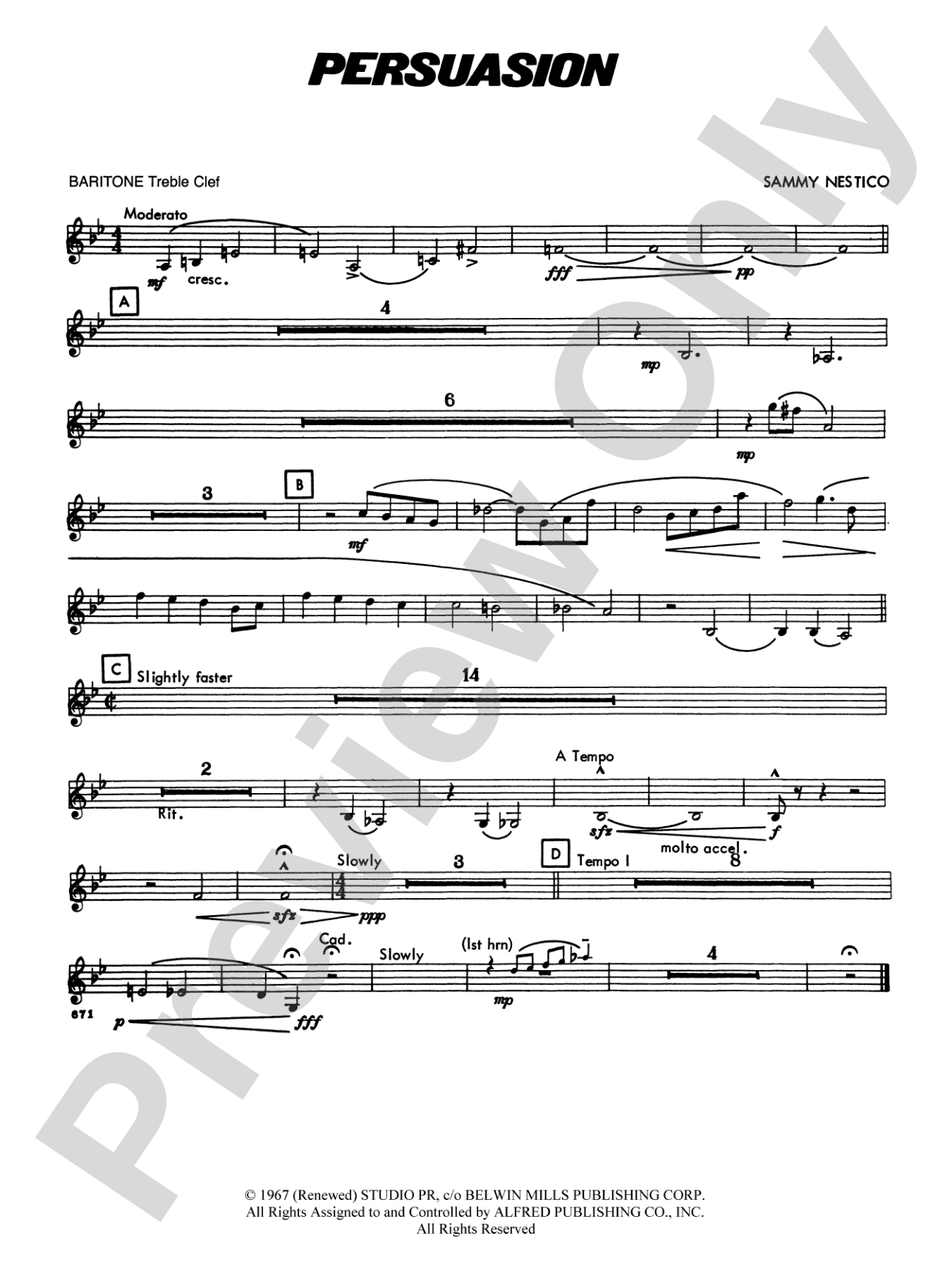 Persuasion: Baritone T.C.