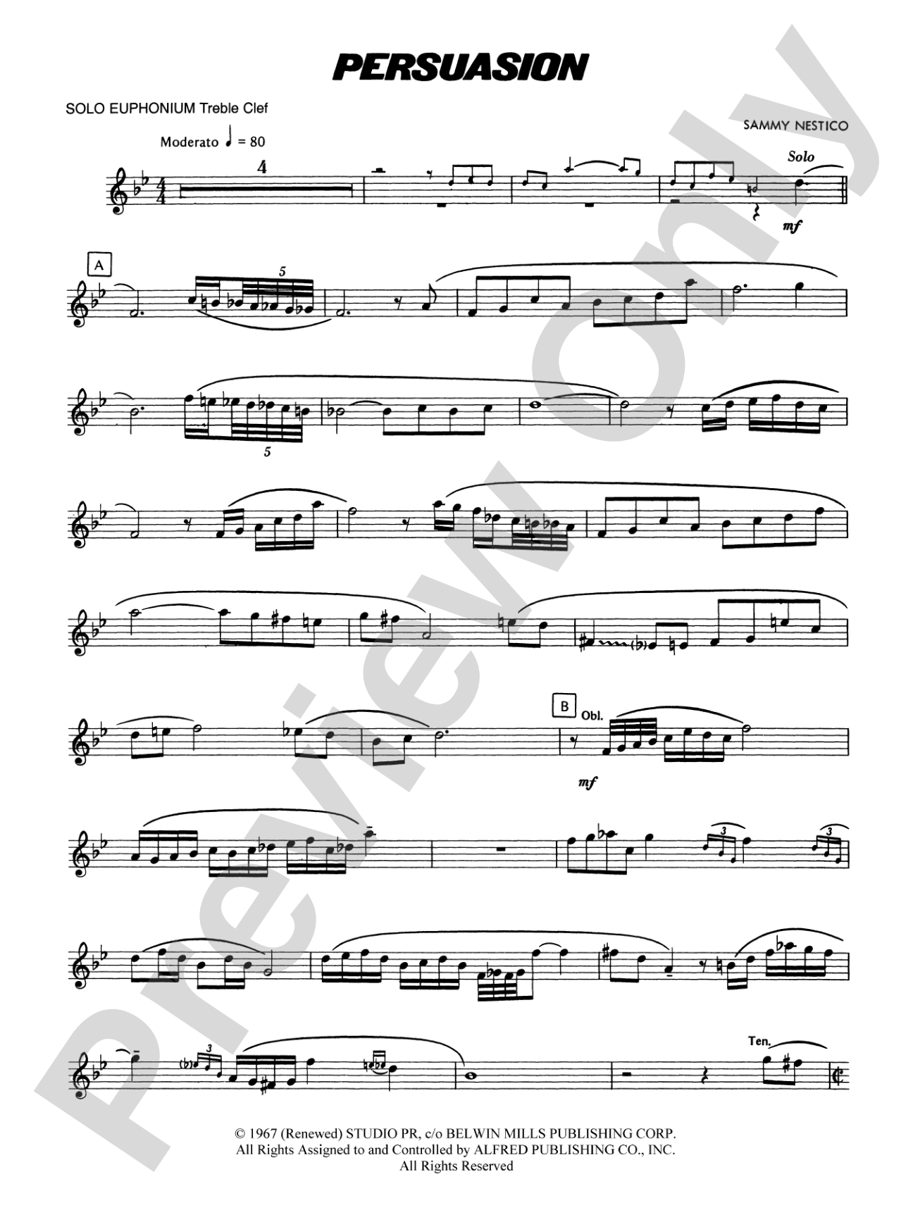 Persuasion: Solo Euphonium T.C.