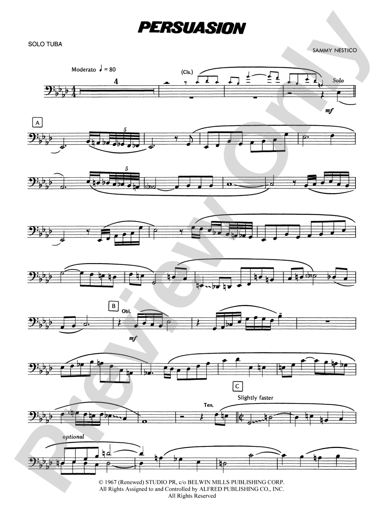 Persuasion: Solo Tuba