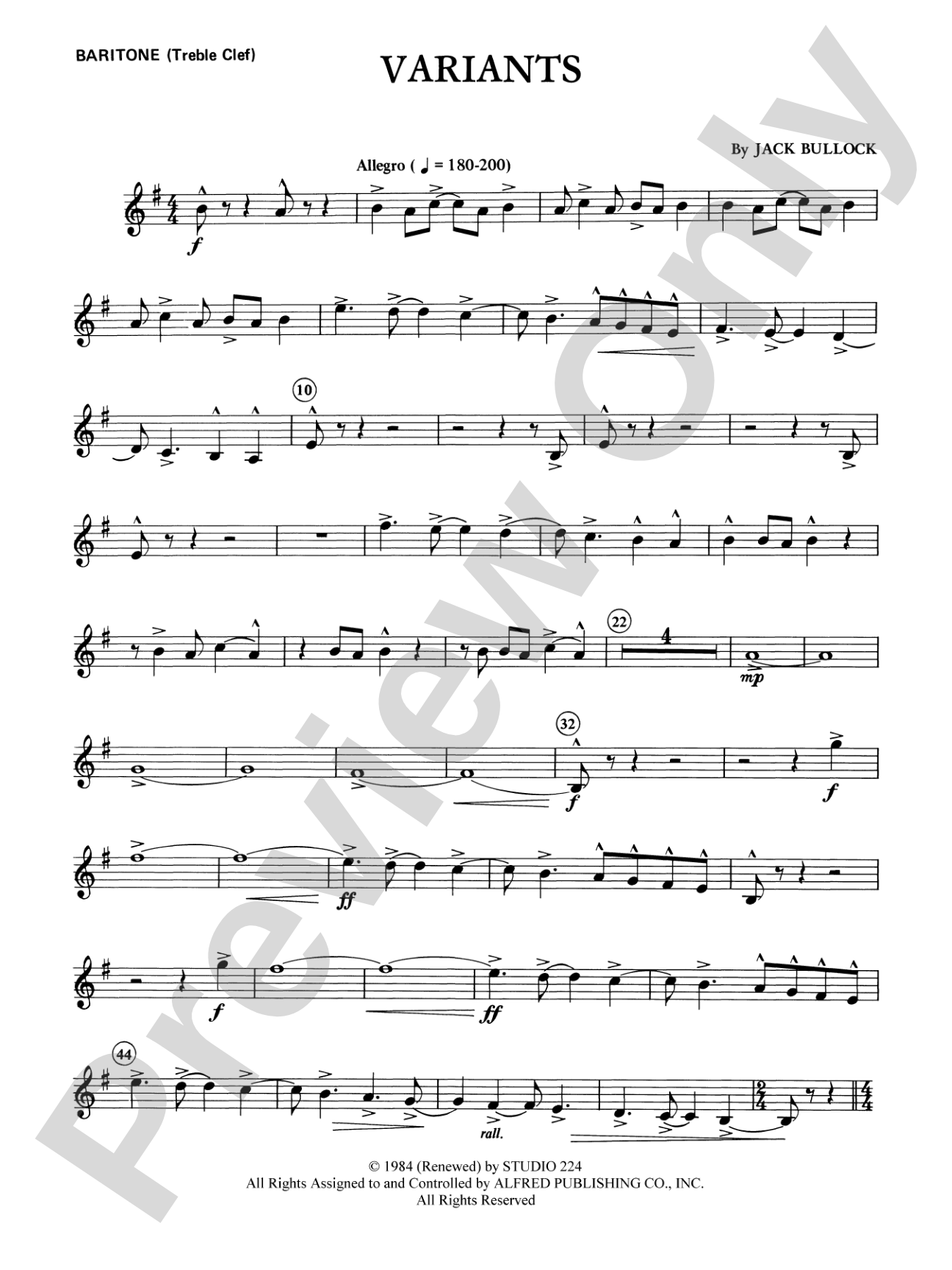 Variants: Baritone T.C.