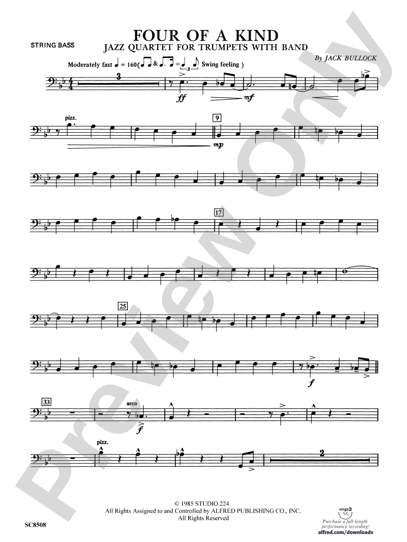 Four of a Kind: String Bass
