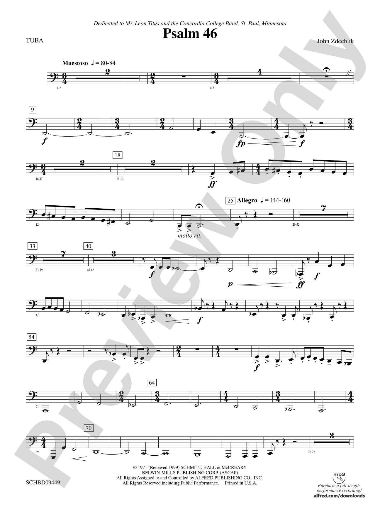 Psalm 46: Tuba