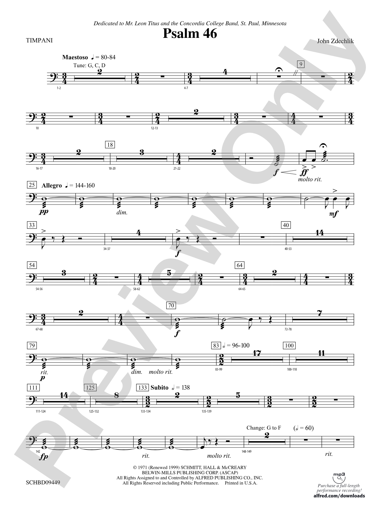 Psalm 46: Timpani