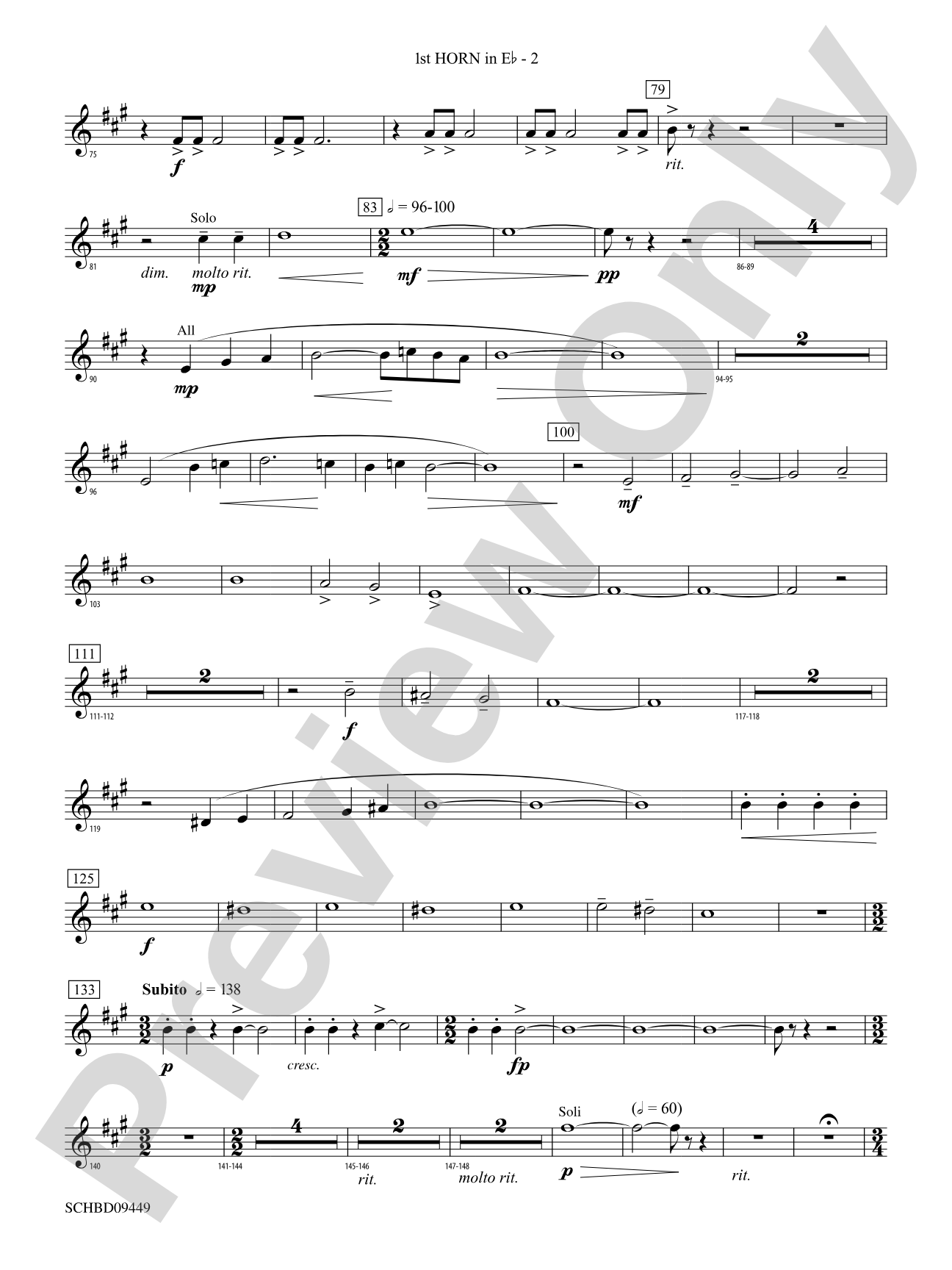 Psalm 46: (wp) 1st Horn in E-flat