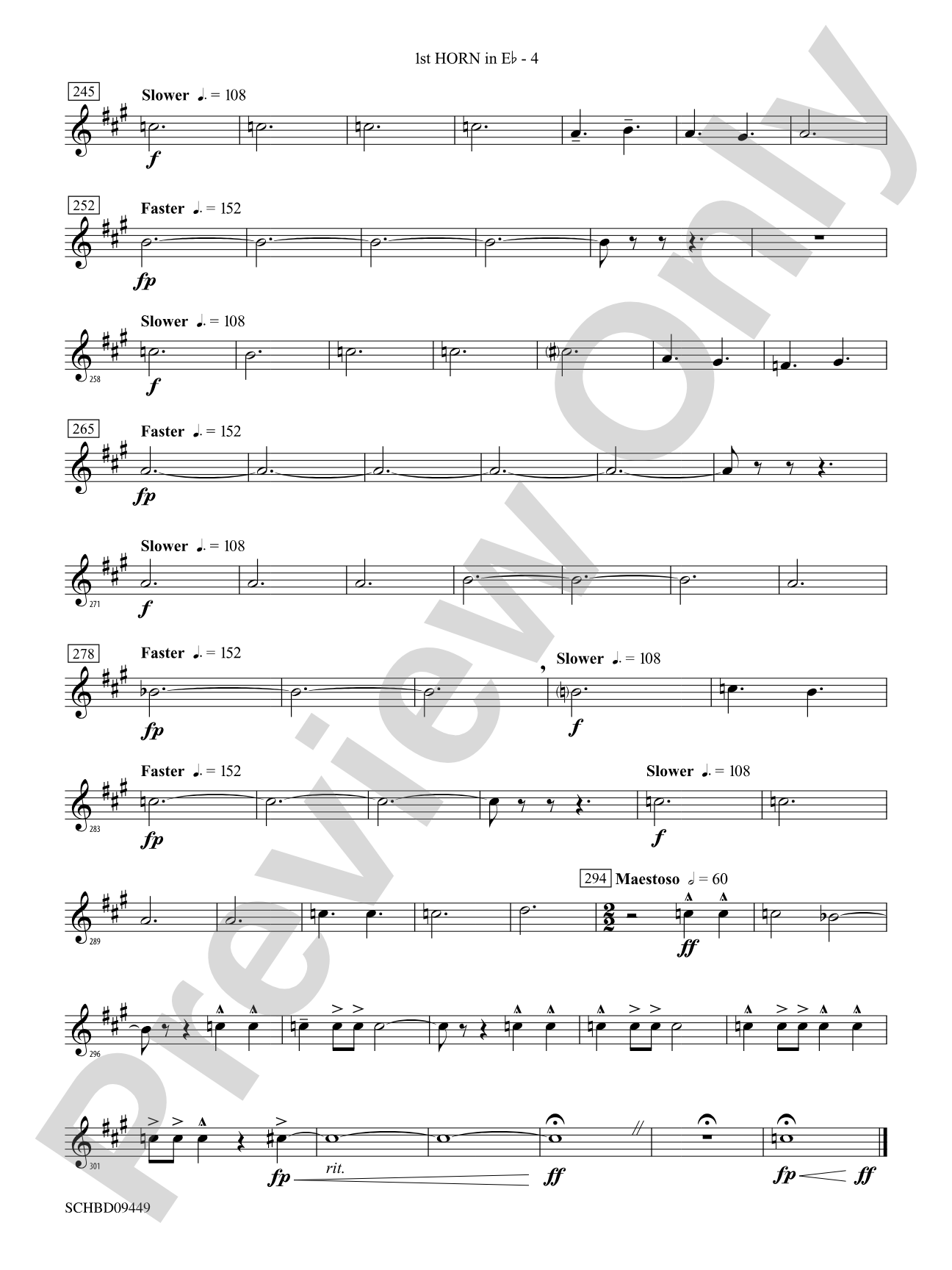 Psalm 46: (wp) 1st Horn in E-flat