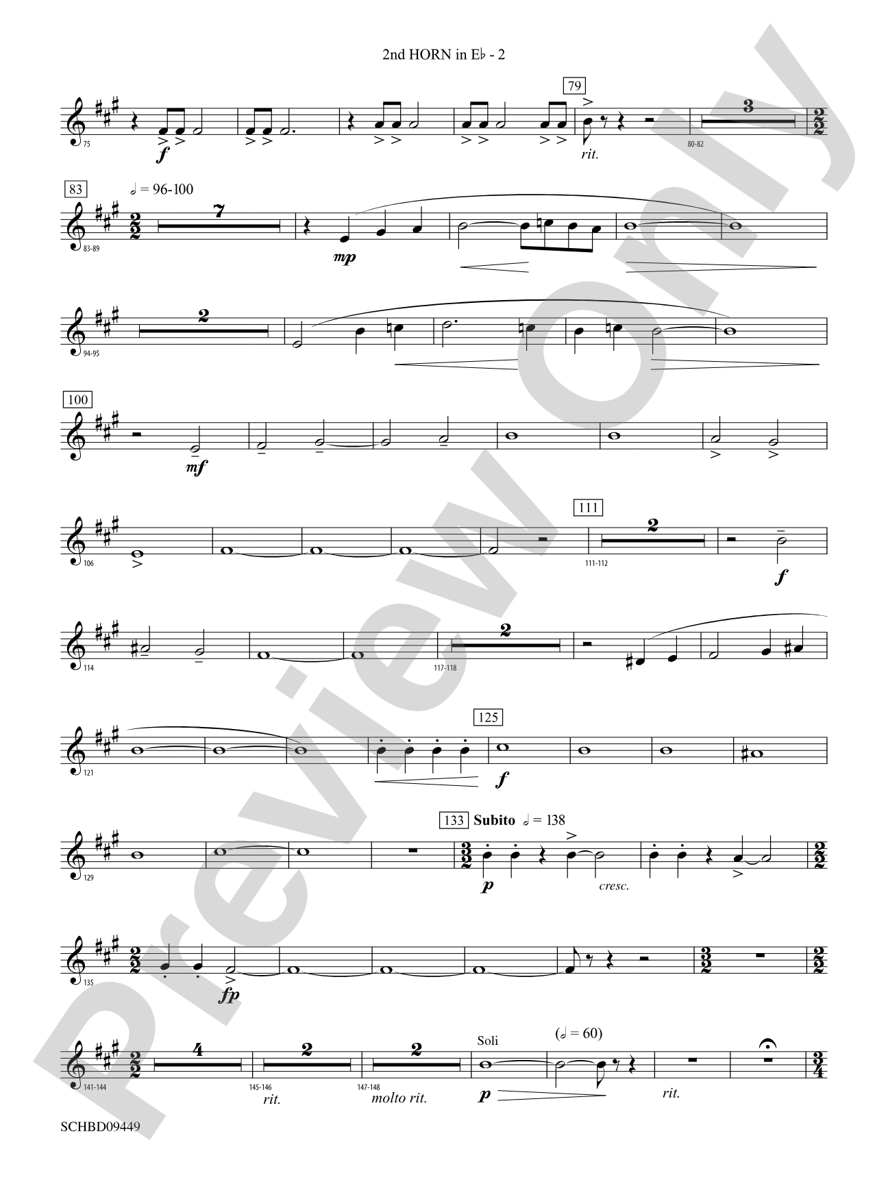 Psalm 46: (wp) 2nd Horn in E-flat