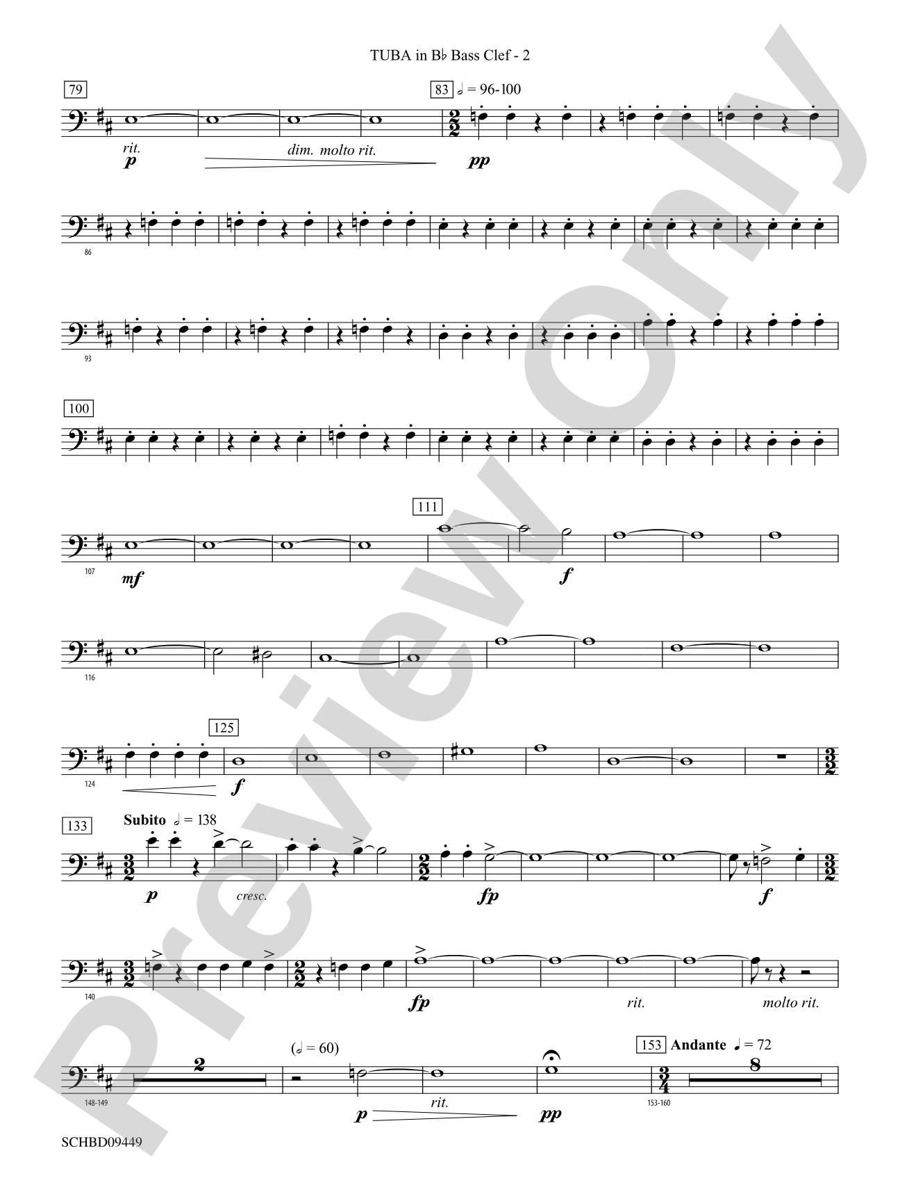 Psalm 46: (wp) B-flat Tuba B.C.
