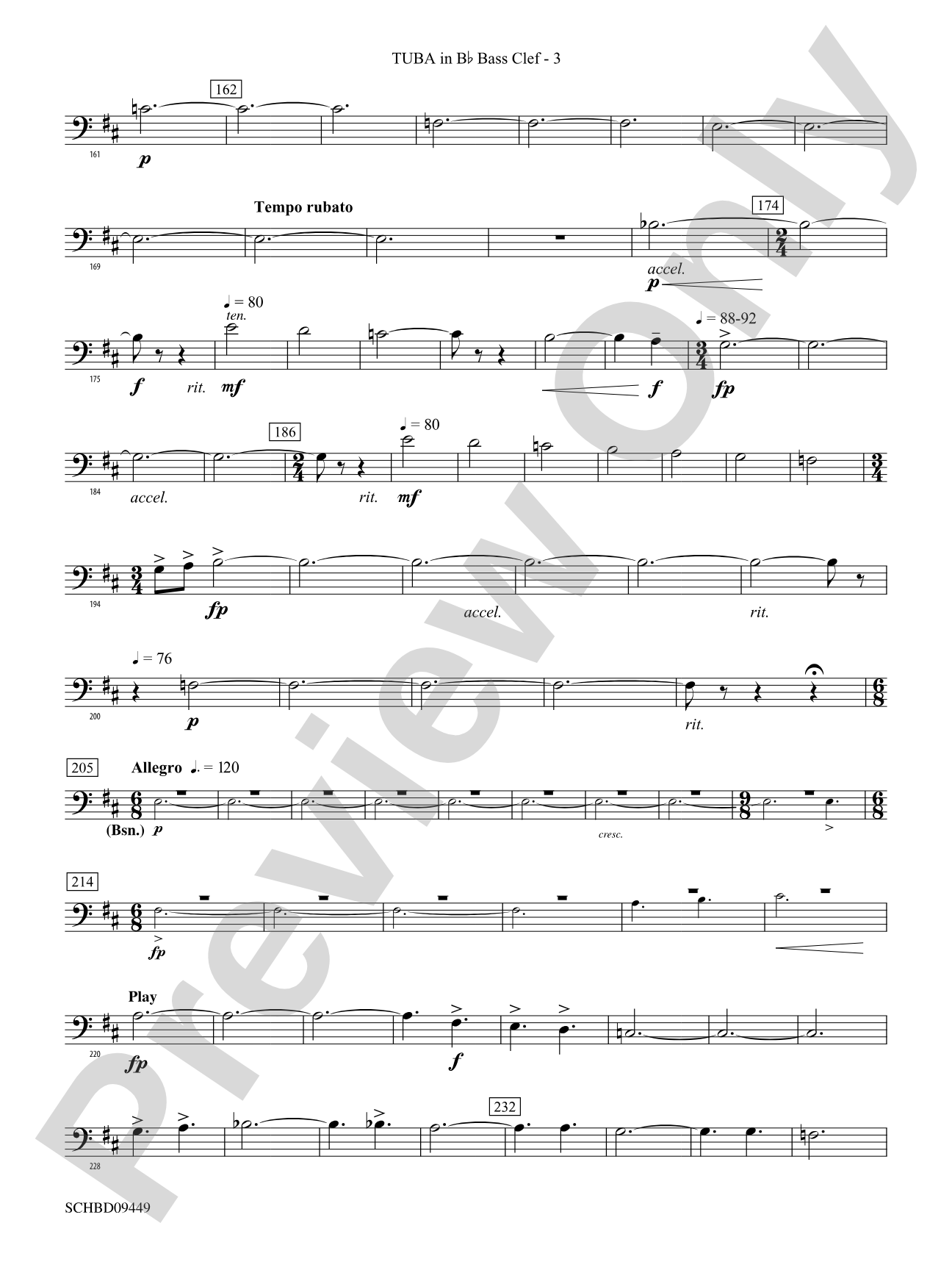 Psalm 46: (wp) B-flat Tuba B.C.