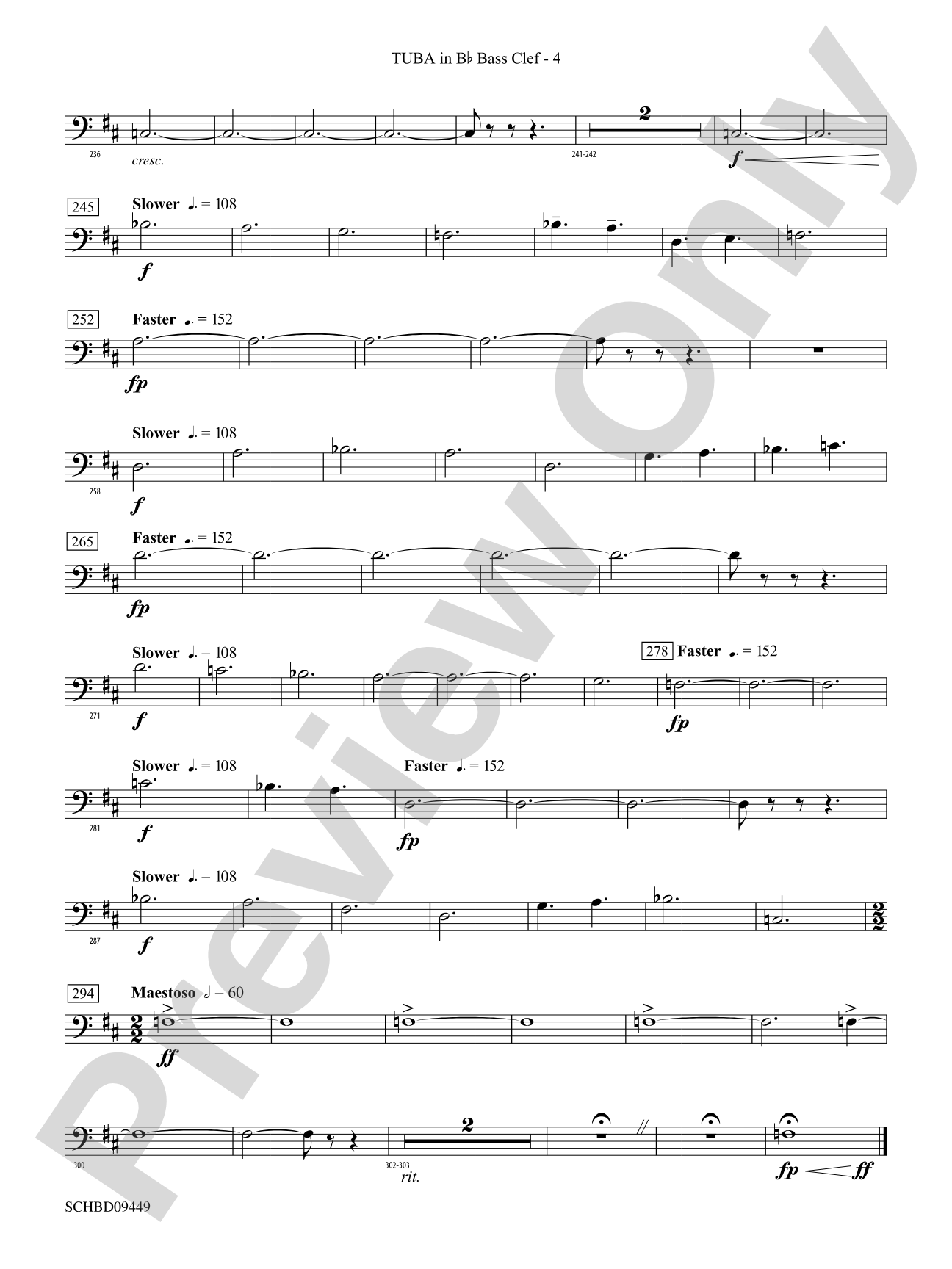 Psalm 46: (wp) B-flat Tuba B.C.