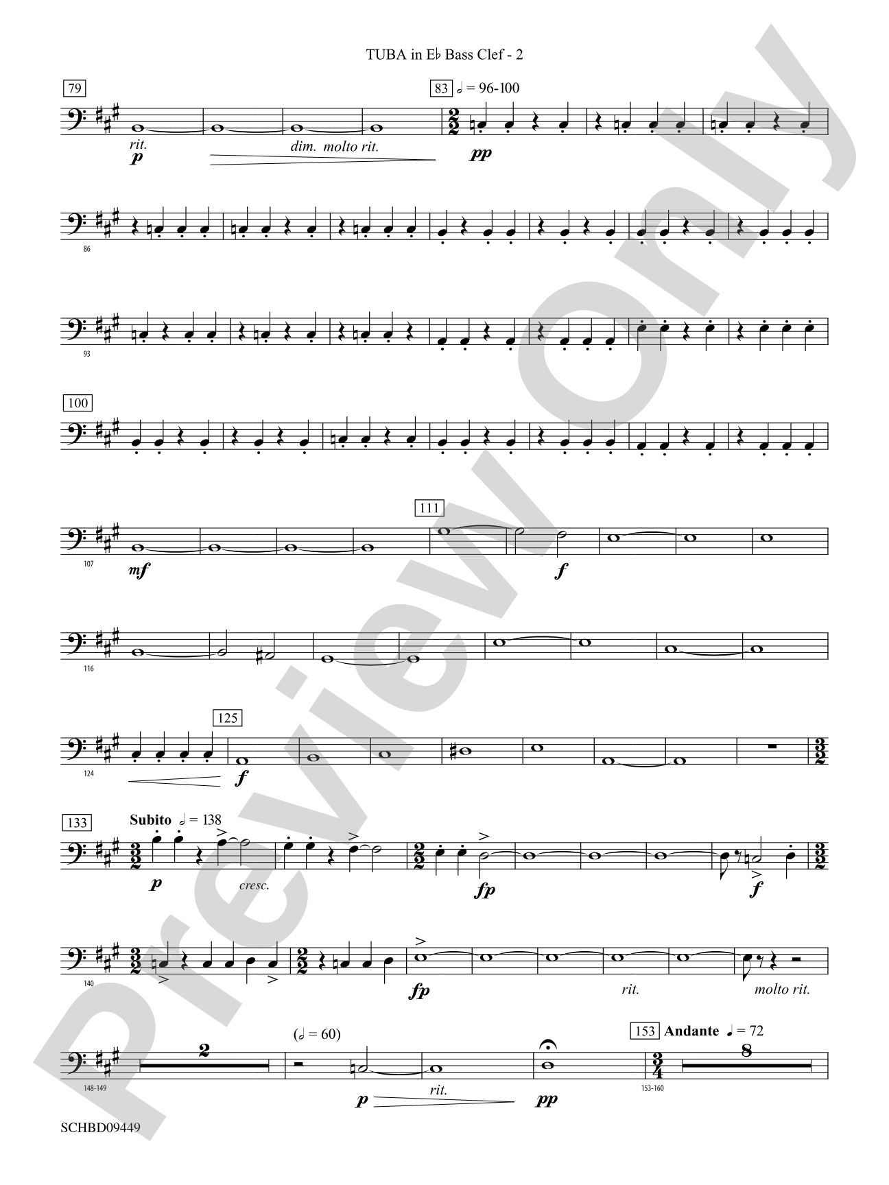 Psalm 46: (wp) E-flat Tuba B.C.