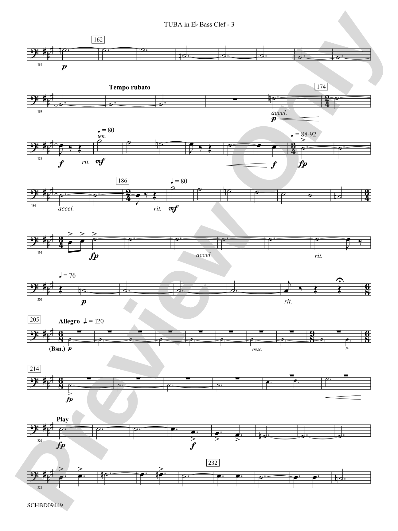 Psalm 46: (wp) E-flat Tuba B.C.