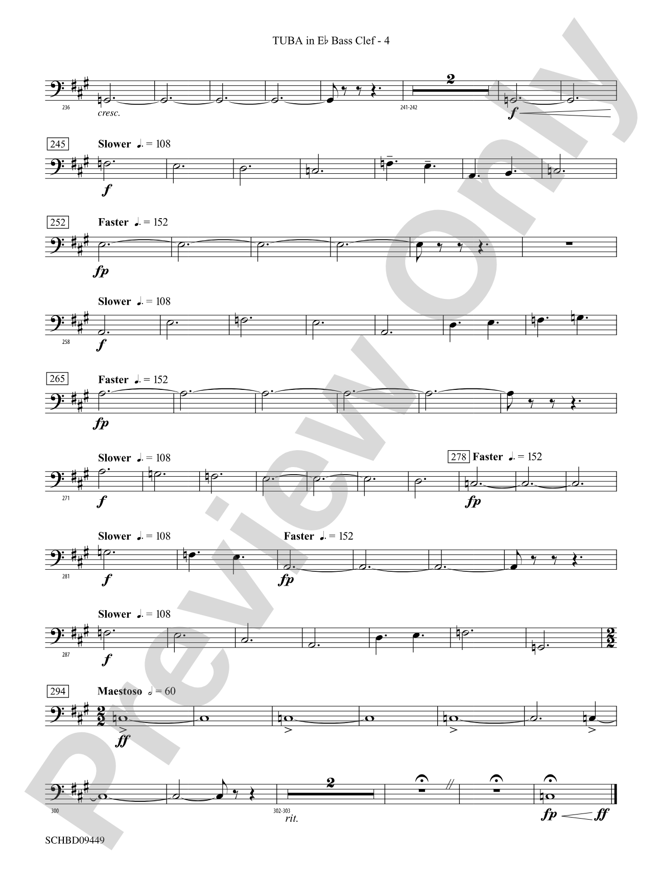 Psalm 46: (wp) E-flat Tuba B.C.