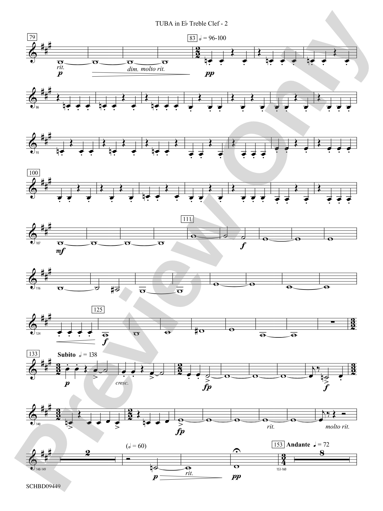 Psalm 46: (wp) E-flat Tuba T.C.