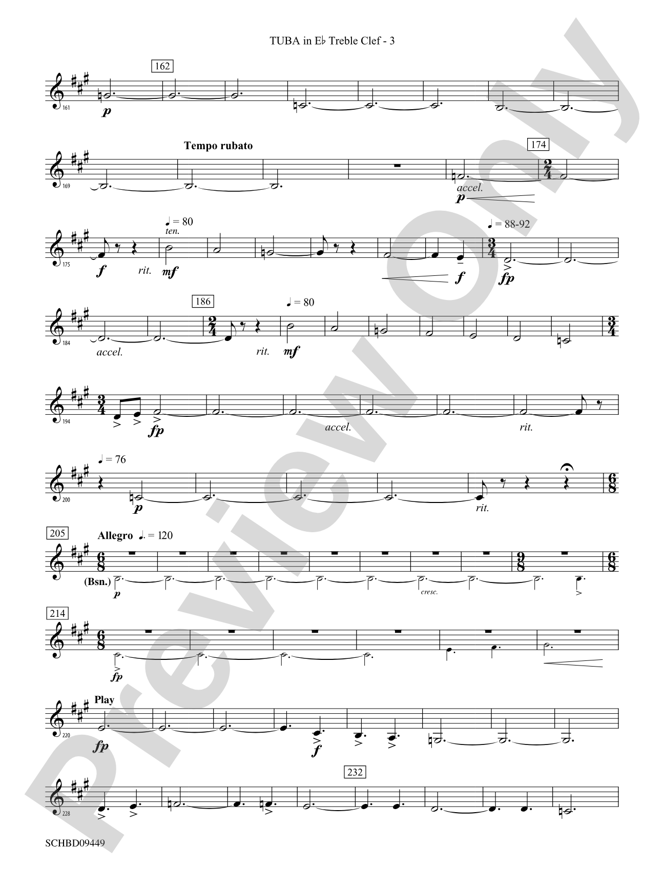 Psalm 46: (wp) E-flat Tuba T.C.