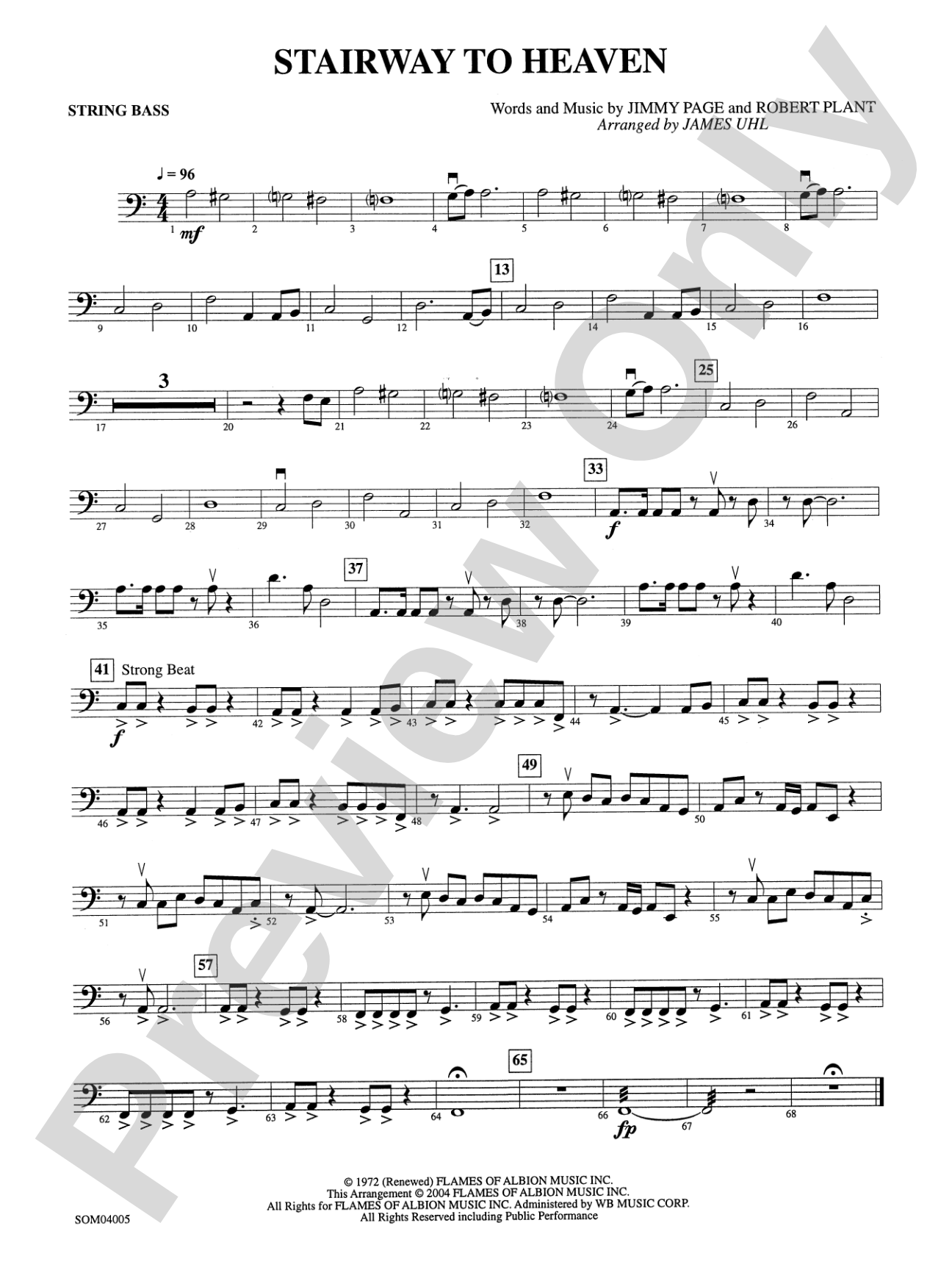 Stairway to Heaven: String Bass