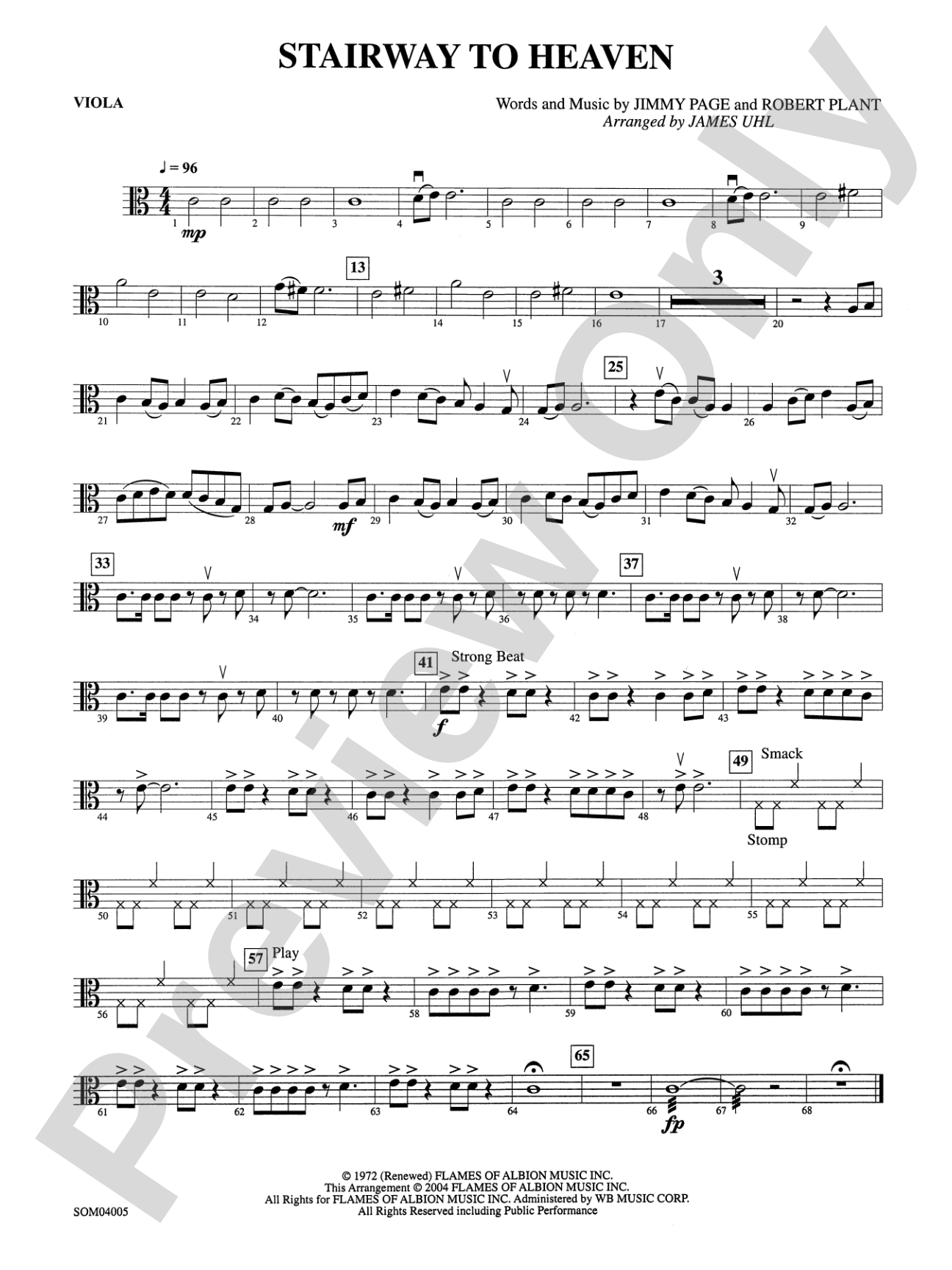 Stairway to Heaven: Viola