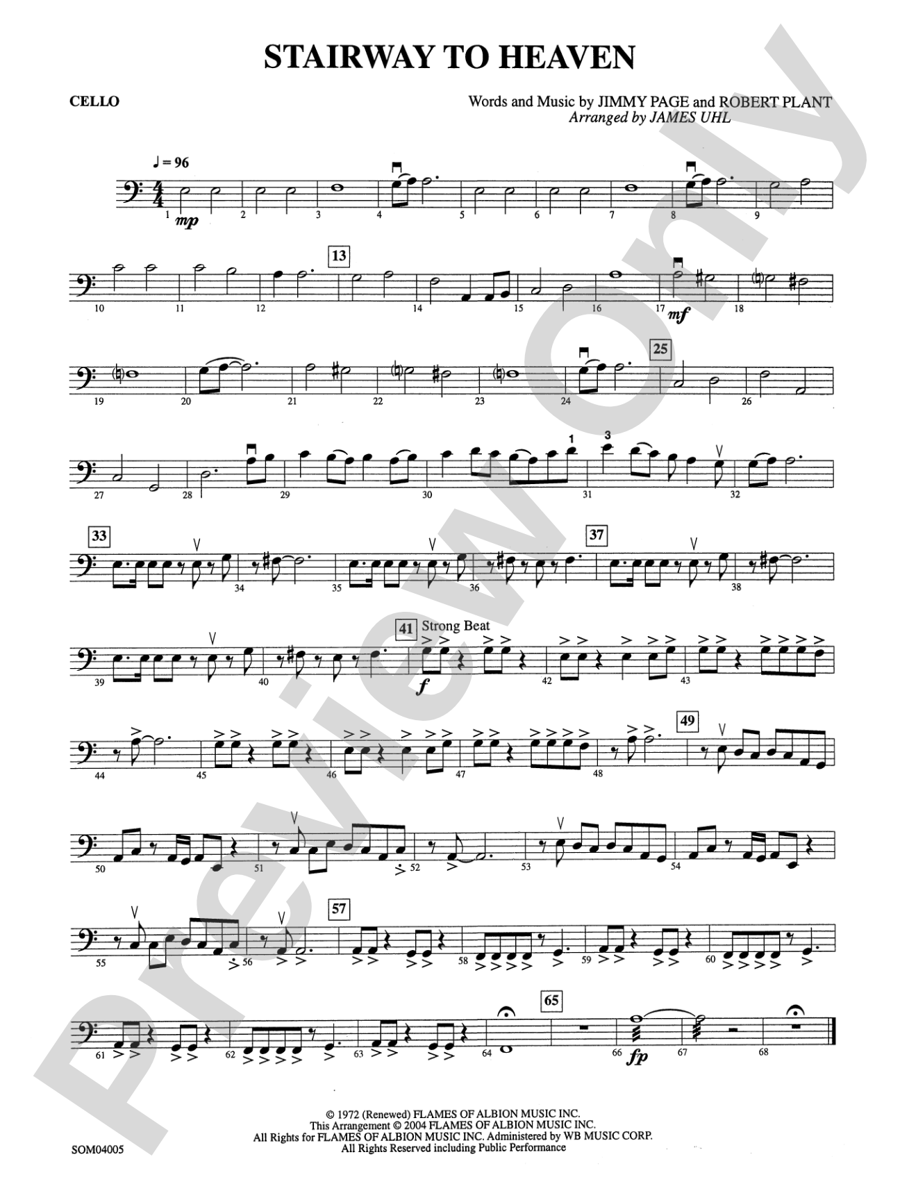 Stairway to Heaven: Cello