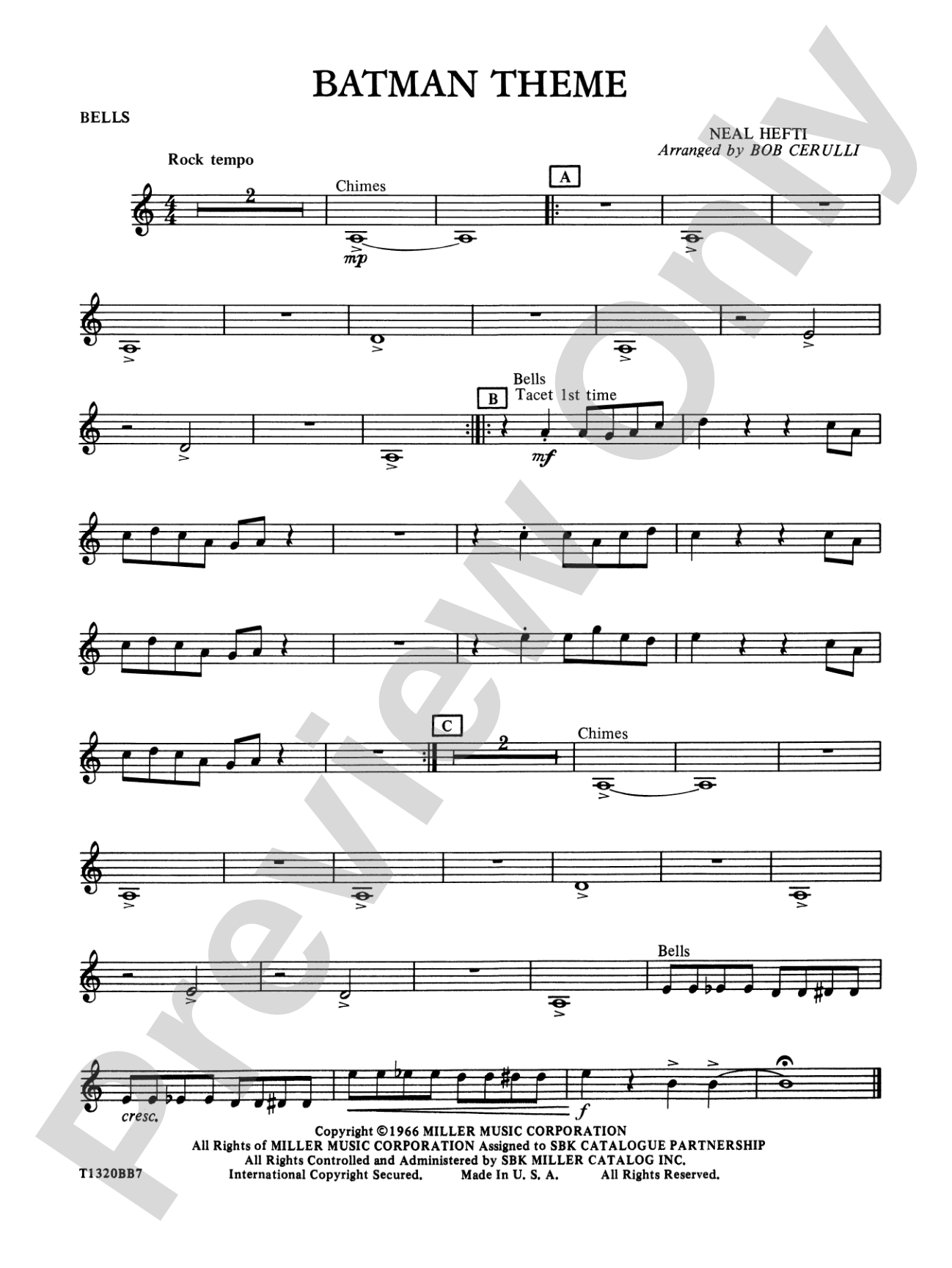 Batman Theme: Bells