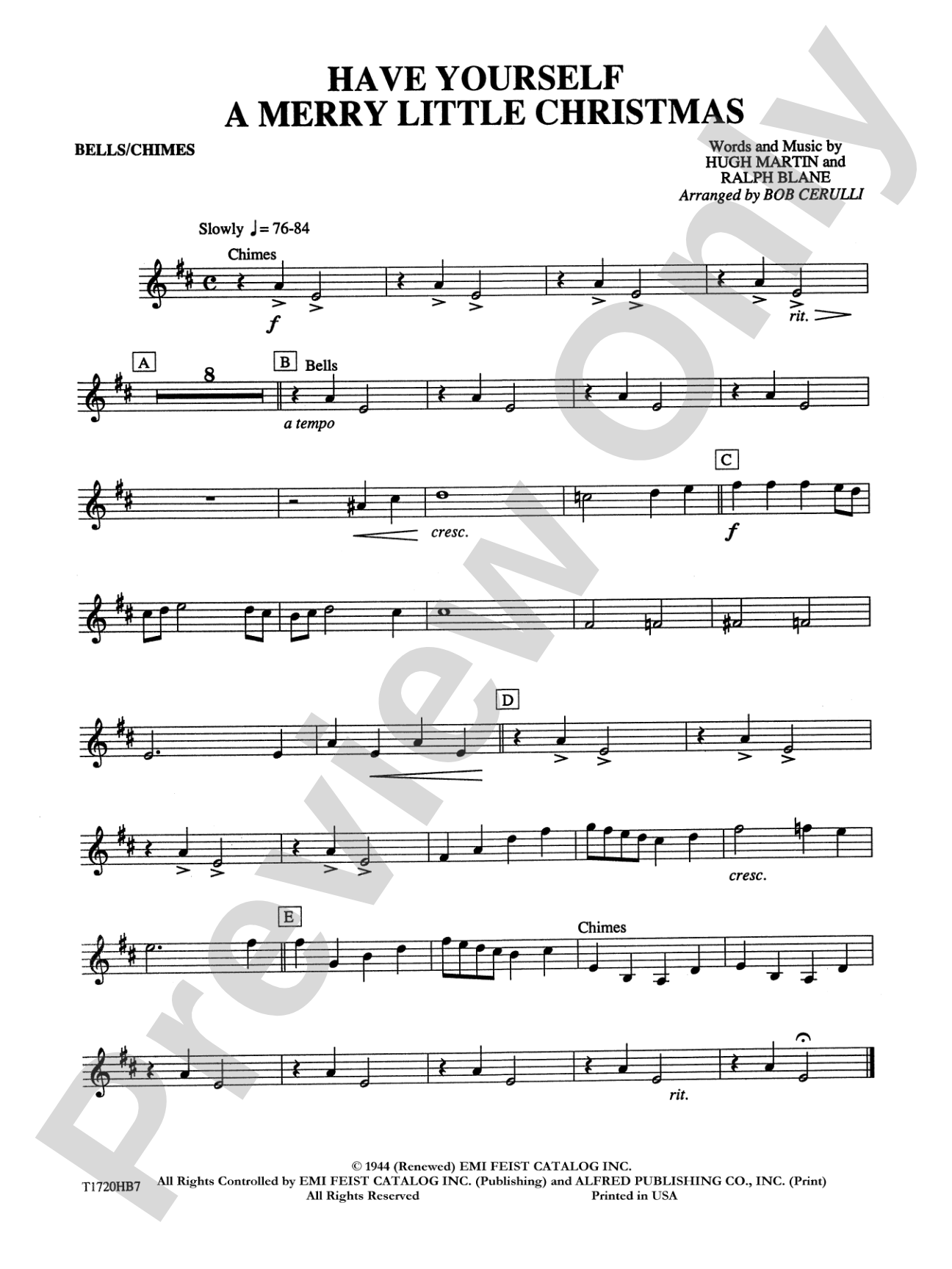 Have Yourself a Merry Little Christmas: Bells
