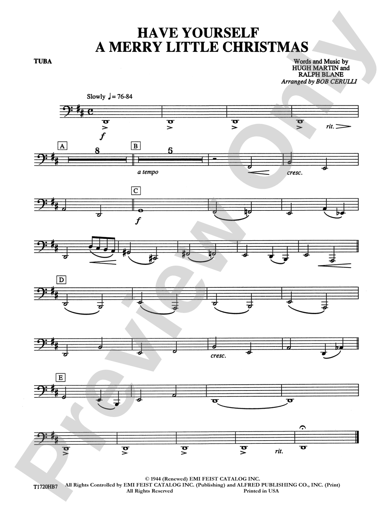 Have Yourself a Merry Little Christmas: Tuba