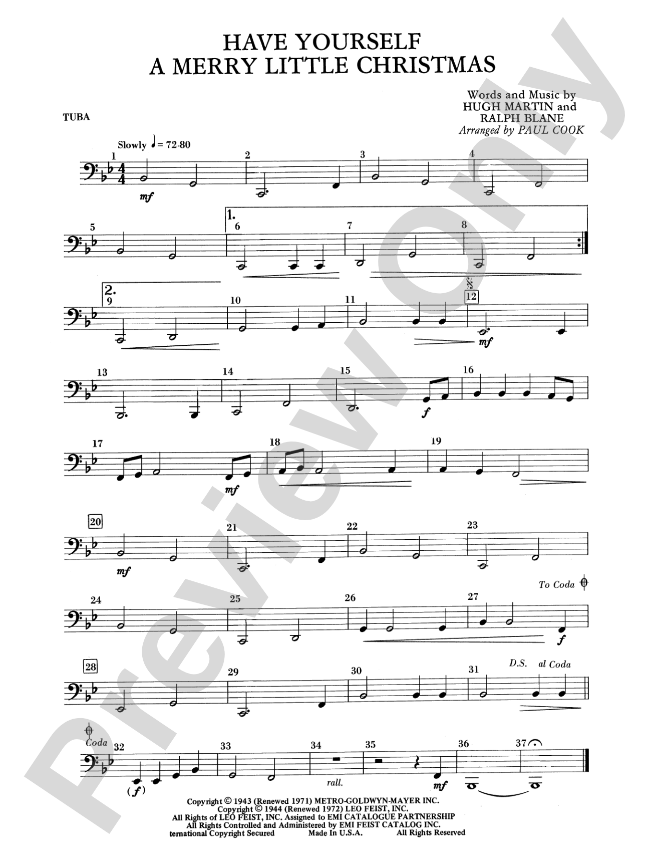 Have Yourself a Merry Little Christmas: Tuba