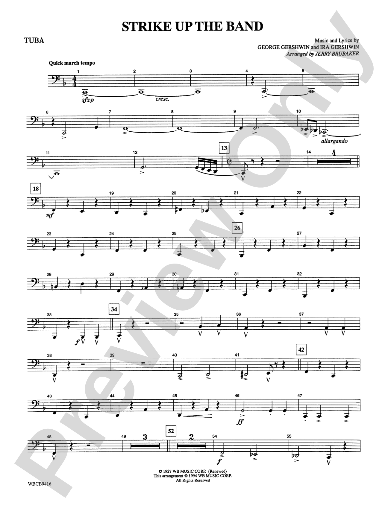 Strike Up the Band: Tuba