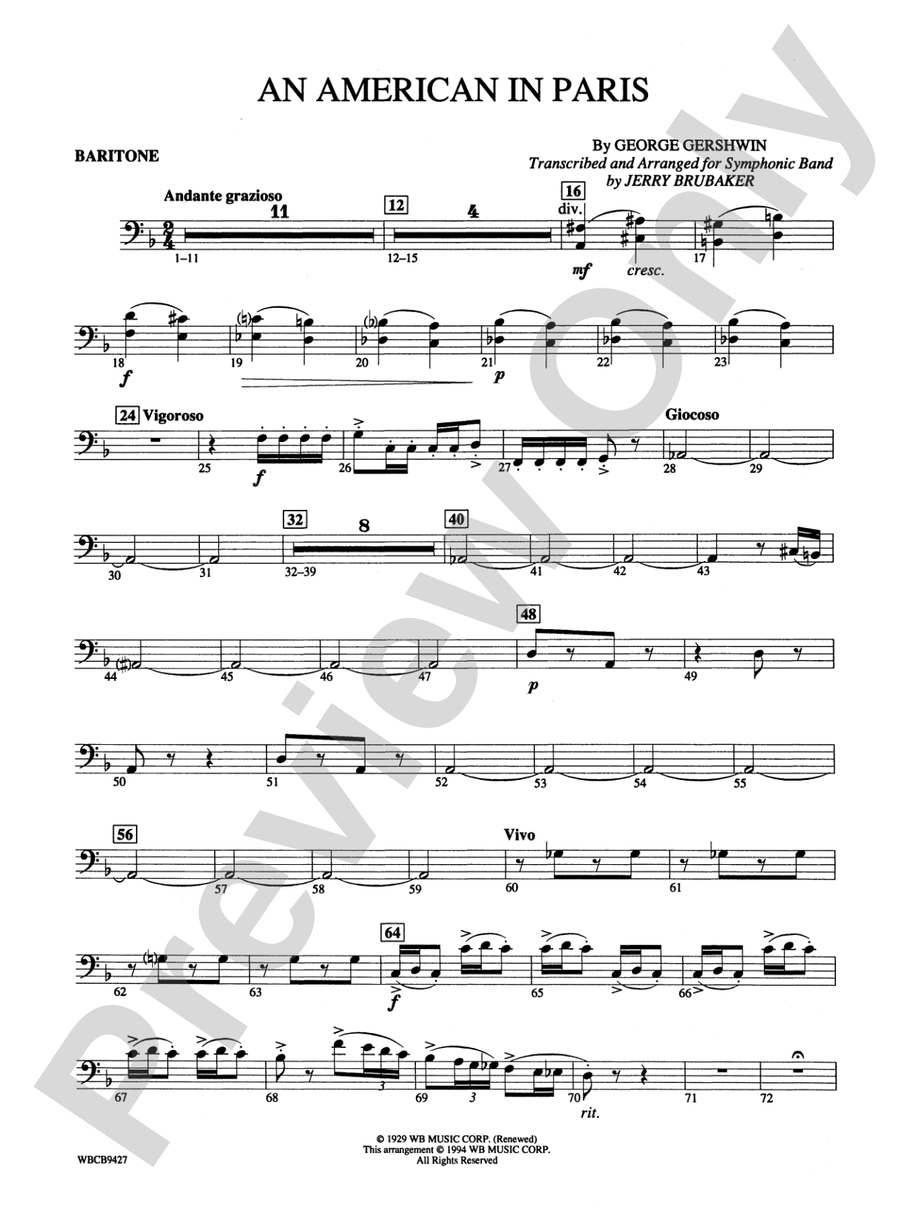 An American in Paris: Baritone B.C.