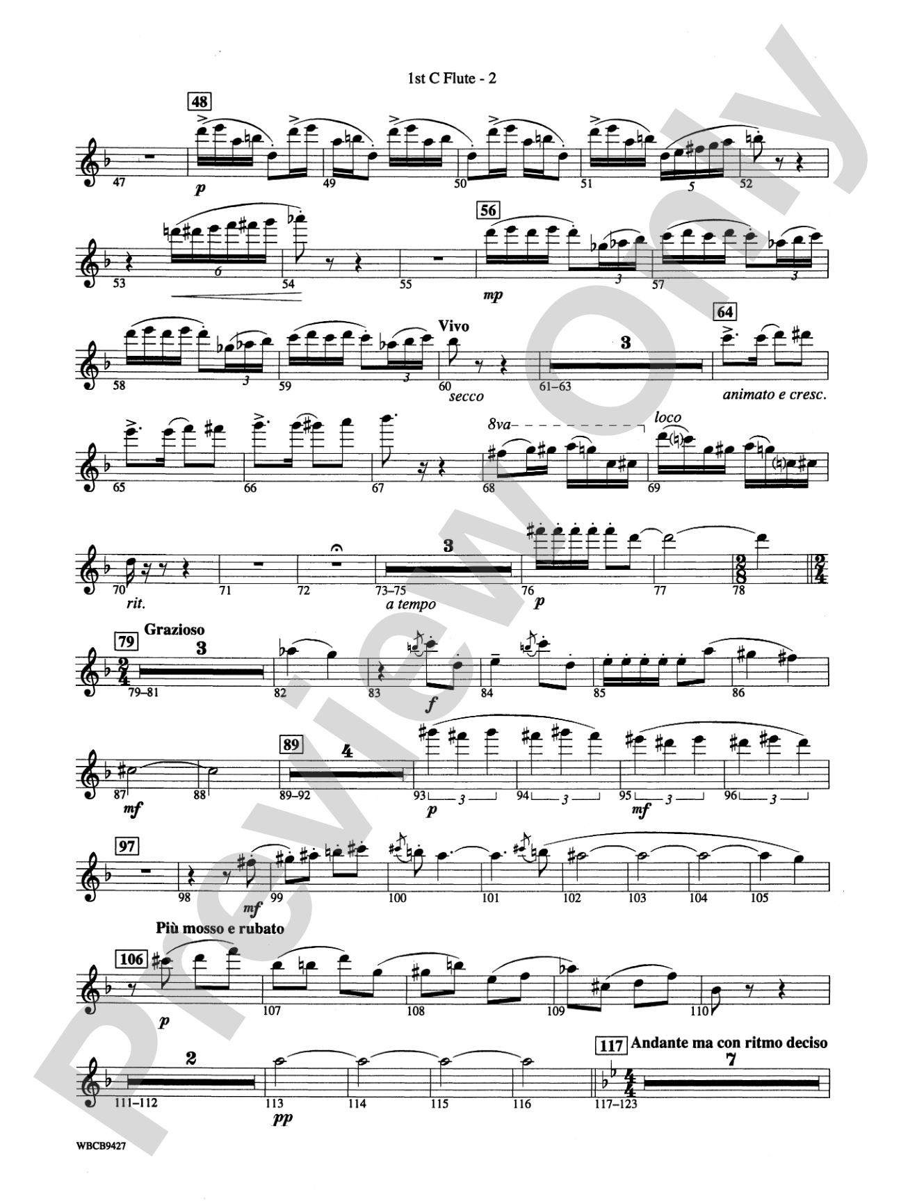 An American in Paris: Flute