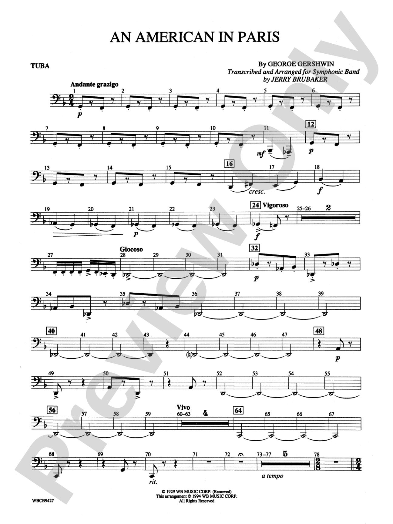 An American in Paris: Tuba