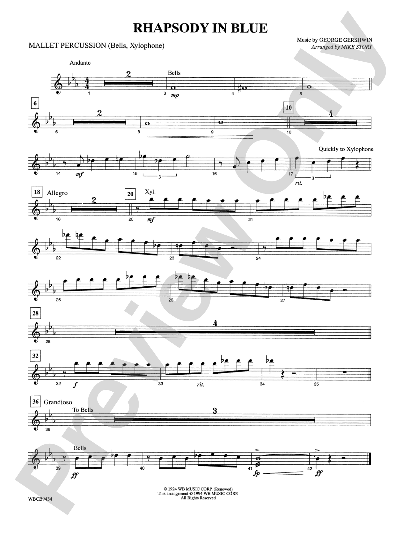 Rhapsody in Blue™: Mallets