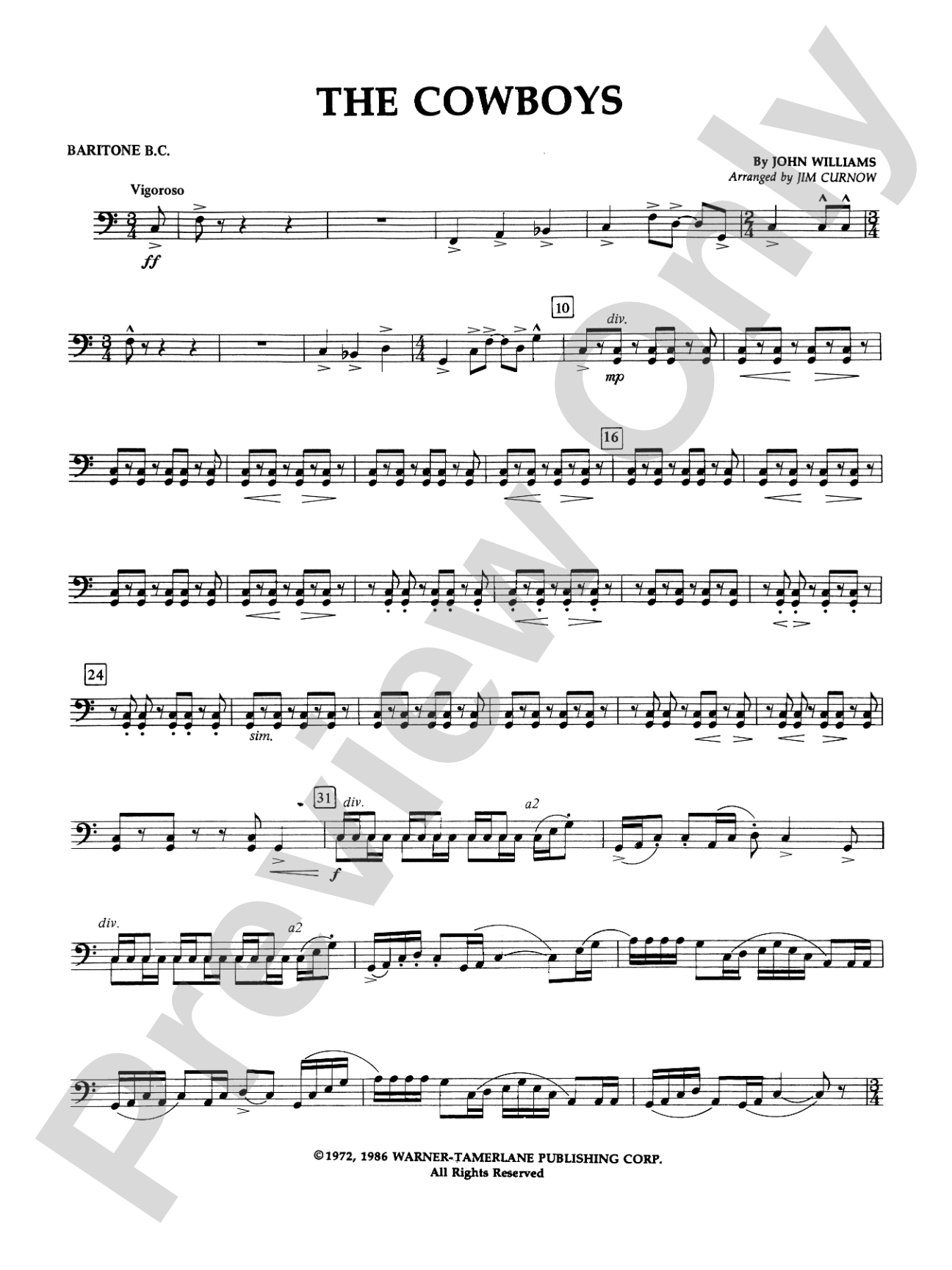 The Cowboys: Baritone B.C.