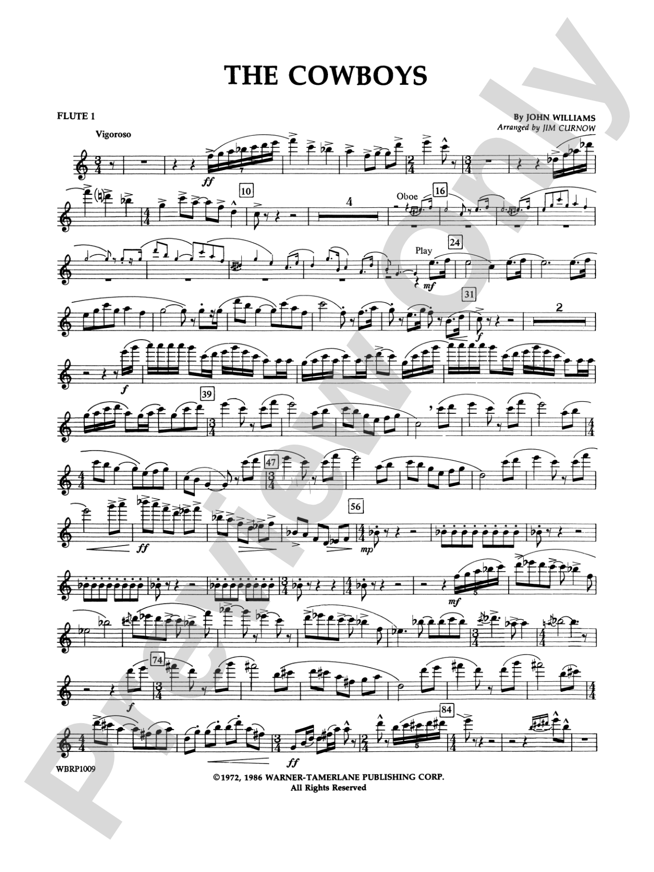 The Cowboys: Flute