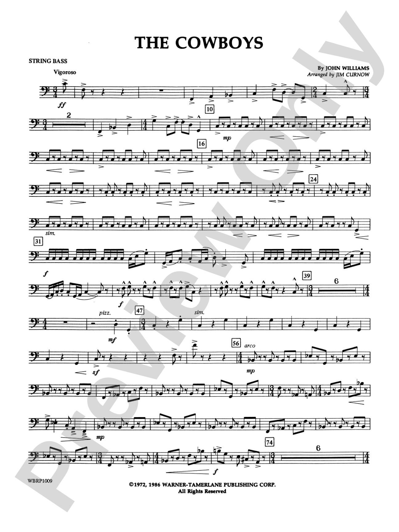 The Cowboys: String Bass