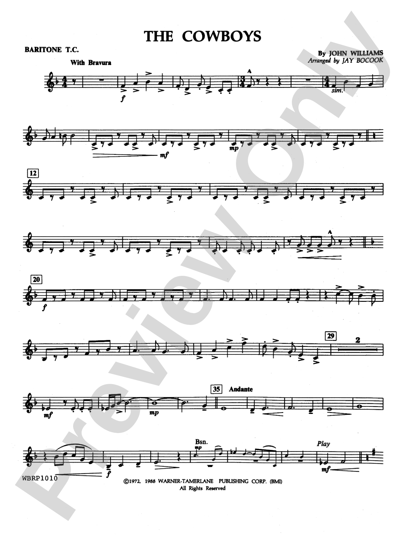 The Cowboys: Baritone T.C.
