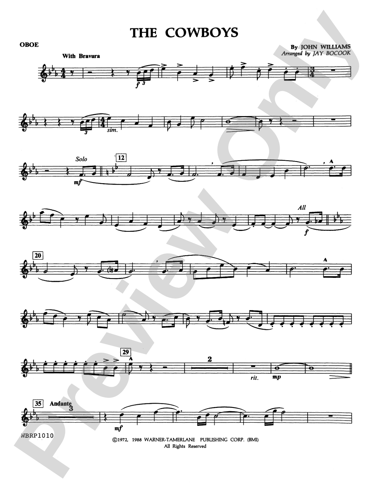 The Cowboys: Oboe