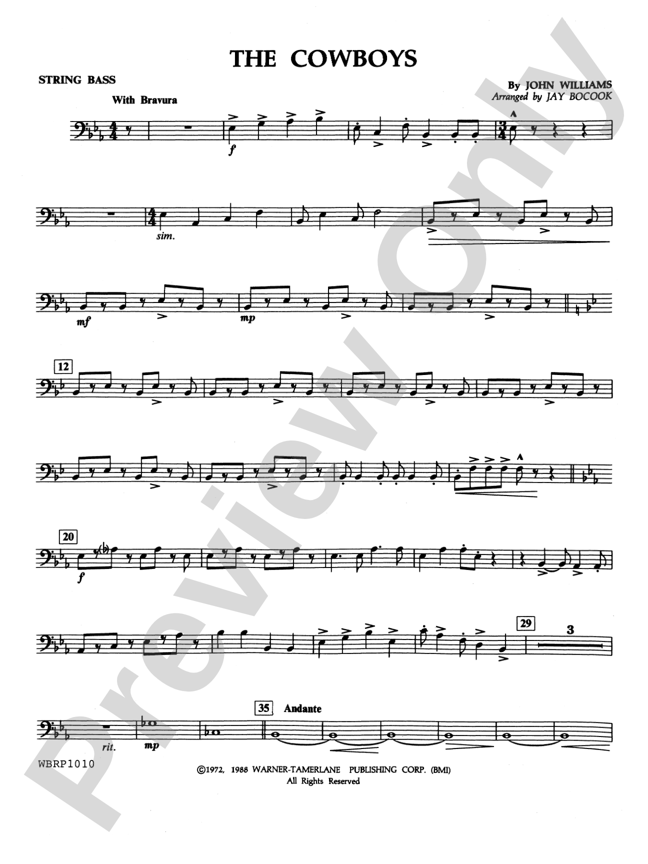 The Cowboys: String Bass