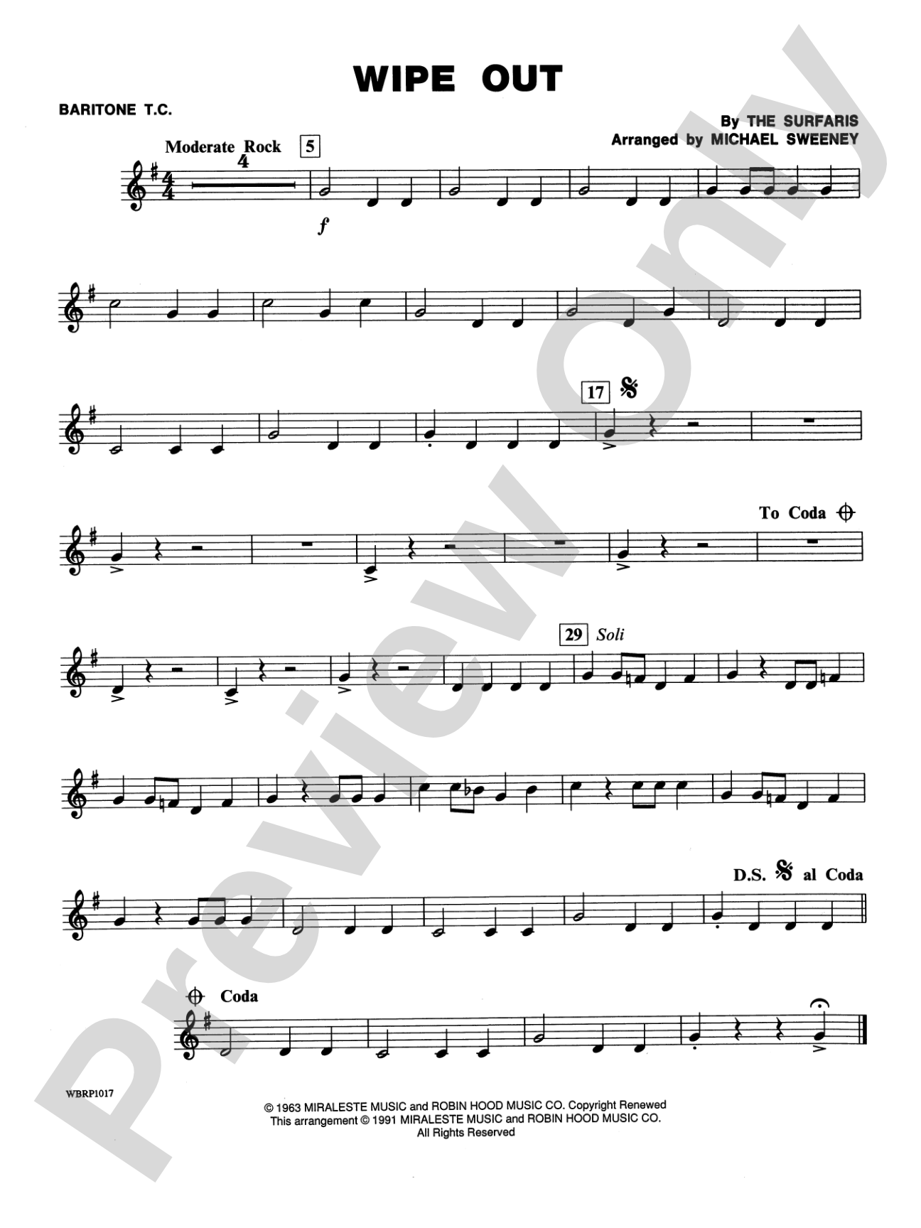 Wipe Out: Baritone T.C.