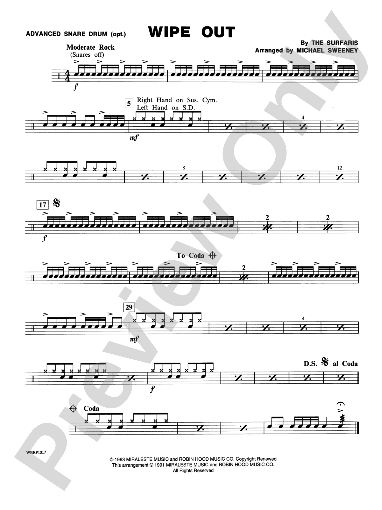Wipe Out: 2nd Percussion