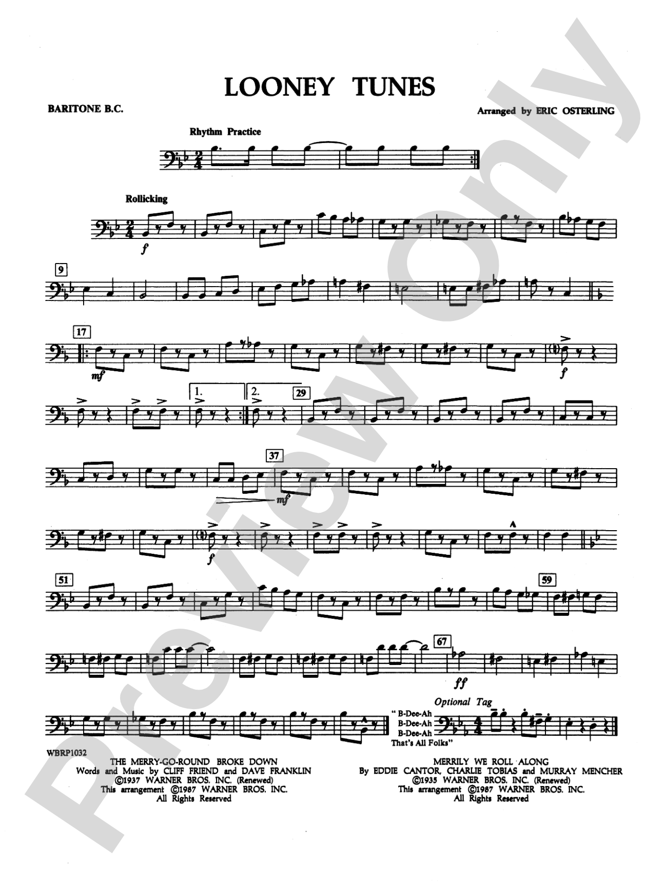 Looney Tunes: Baritone B.C.