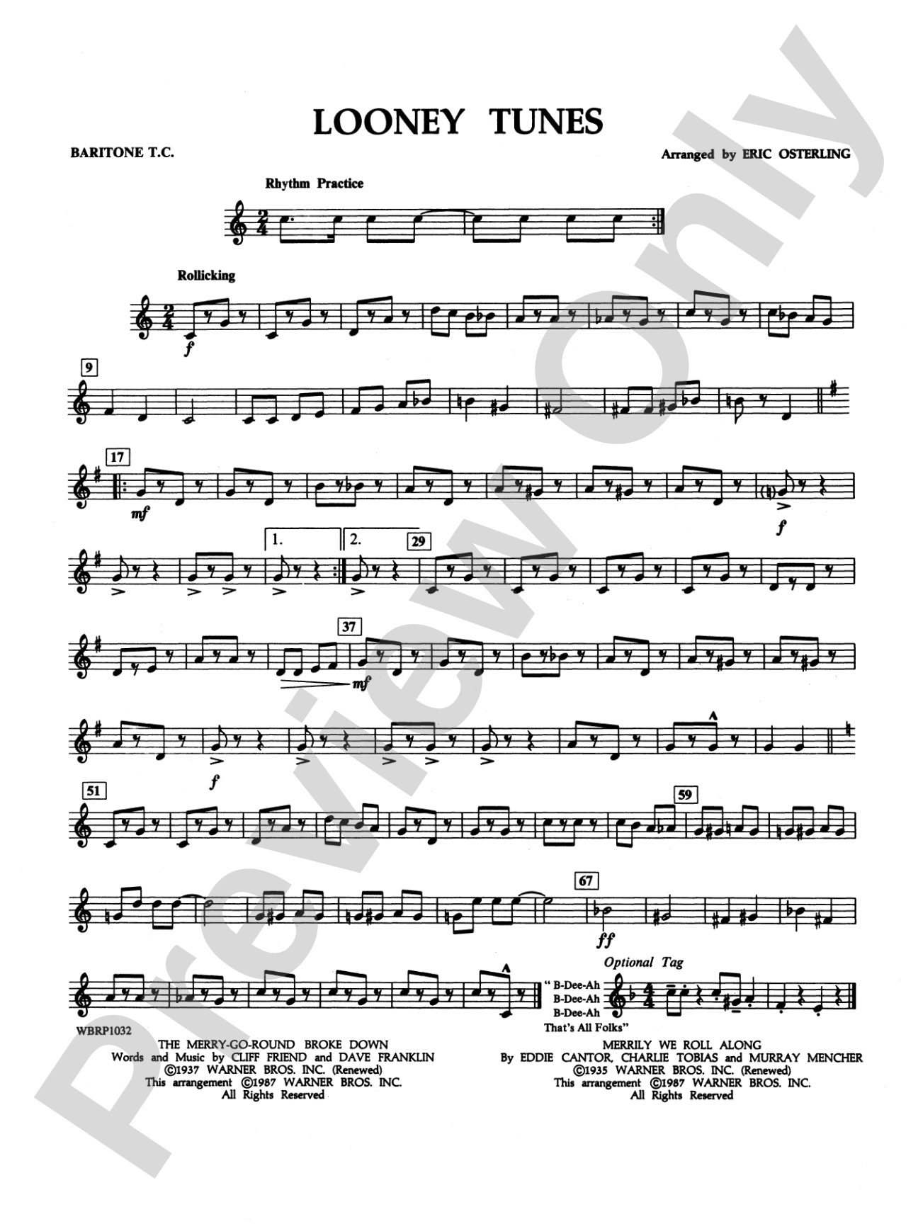 Looney Tunes: Baritone T.C.