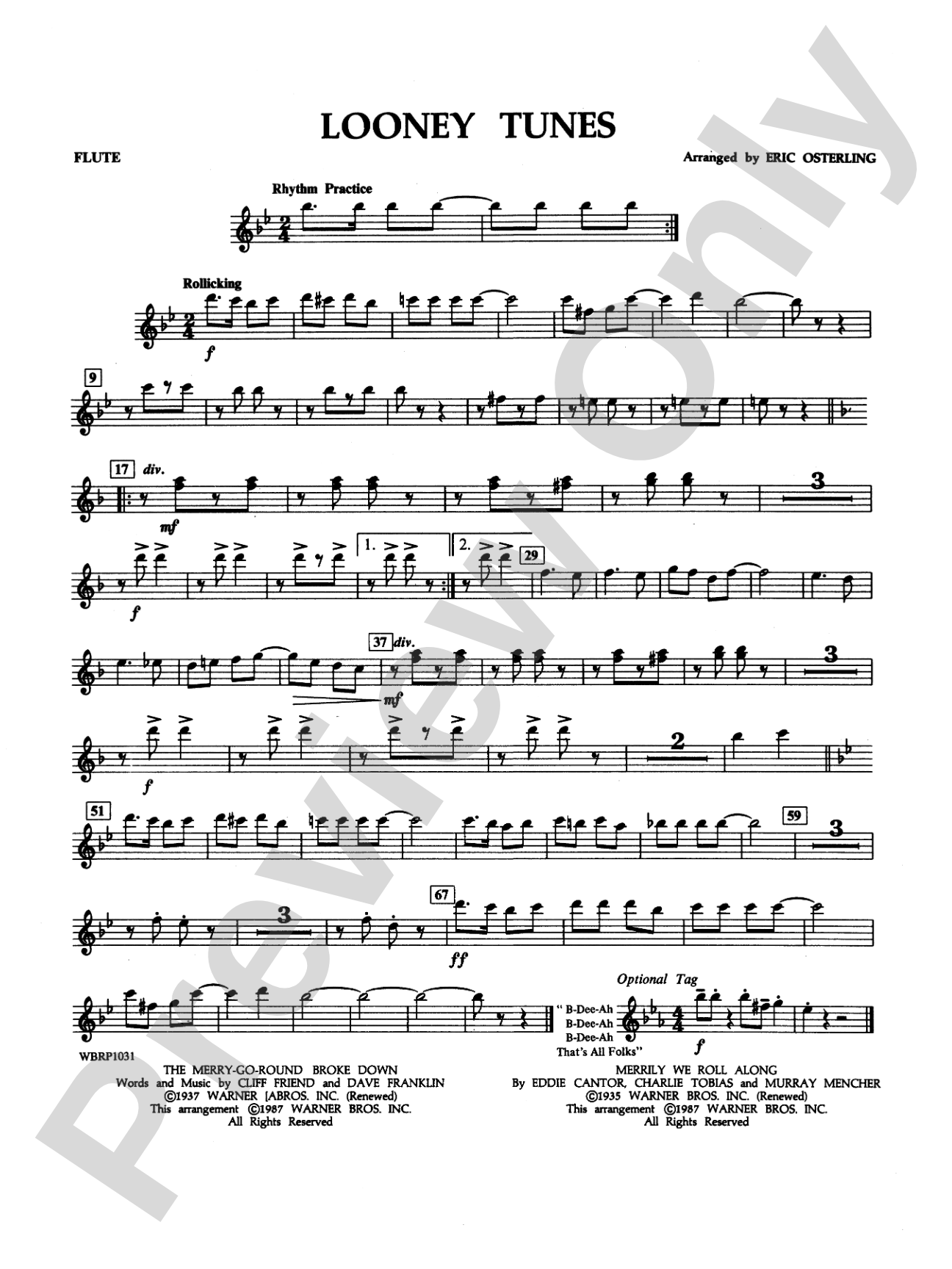 Looney Tunes: Flute
