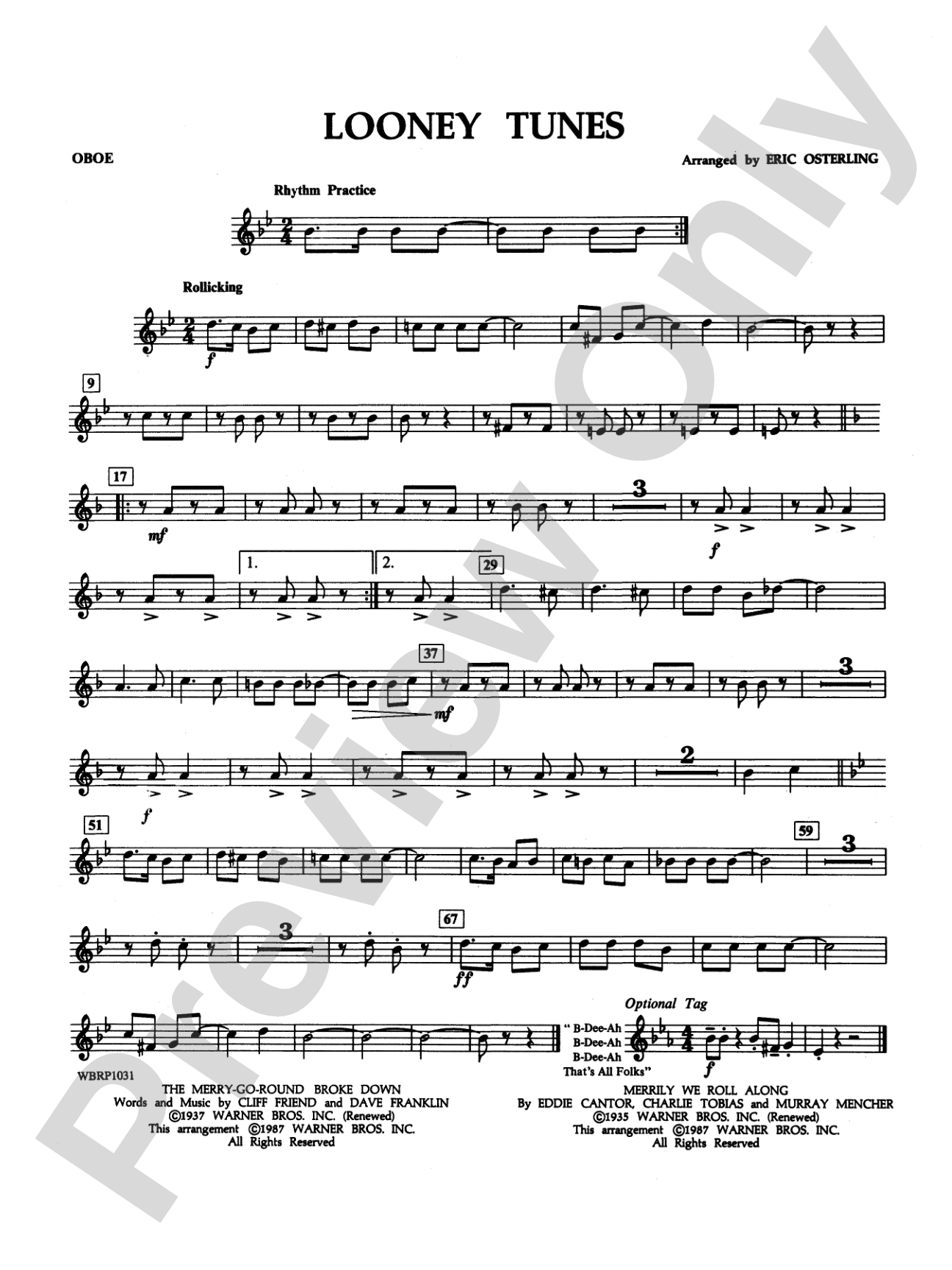 Looney Tunes: Oboe